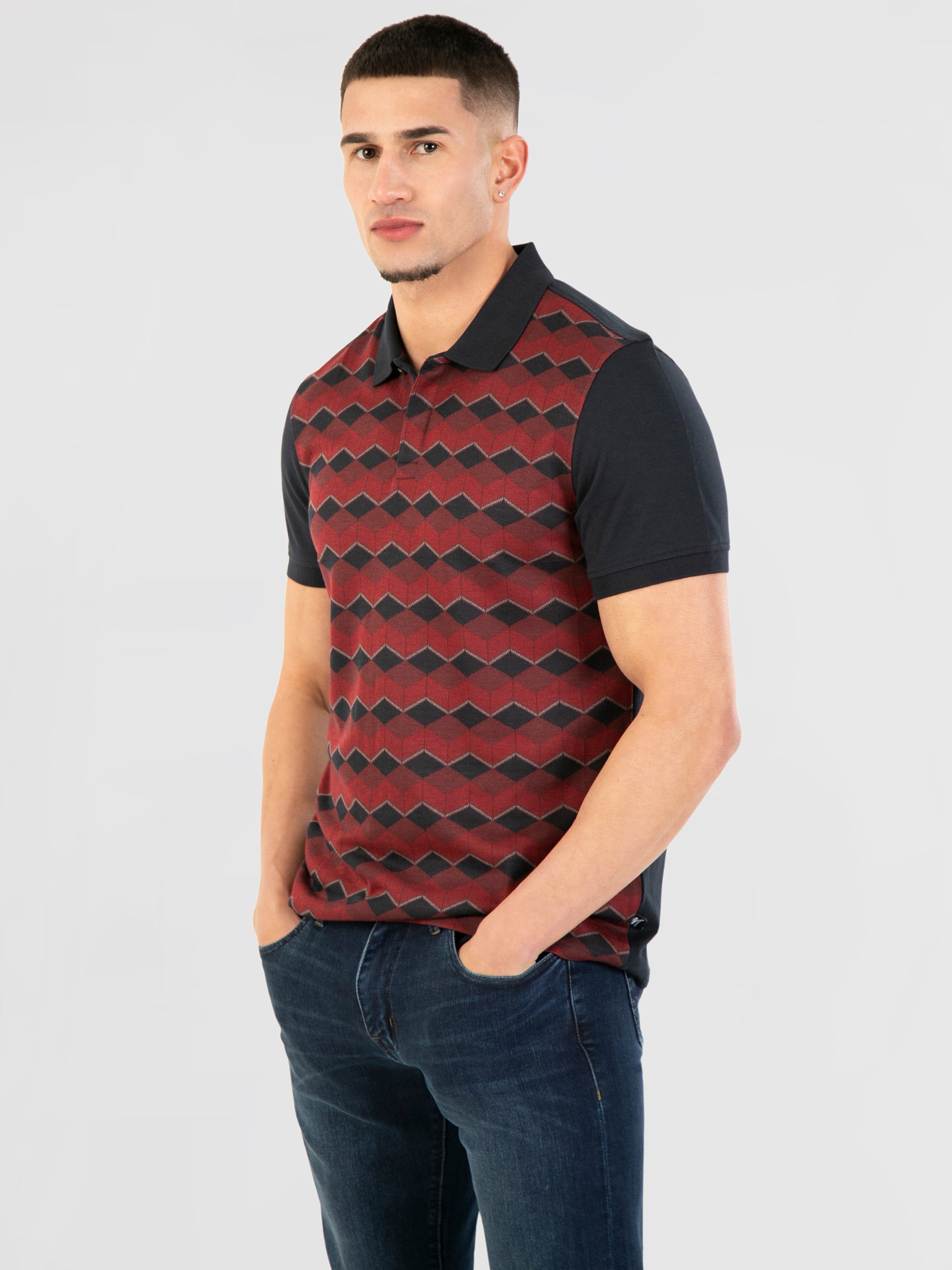 Regular Fit Stratus Wine Polo