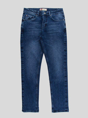 Tapered Fit Tour Mid Denim Jean