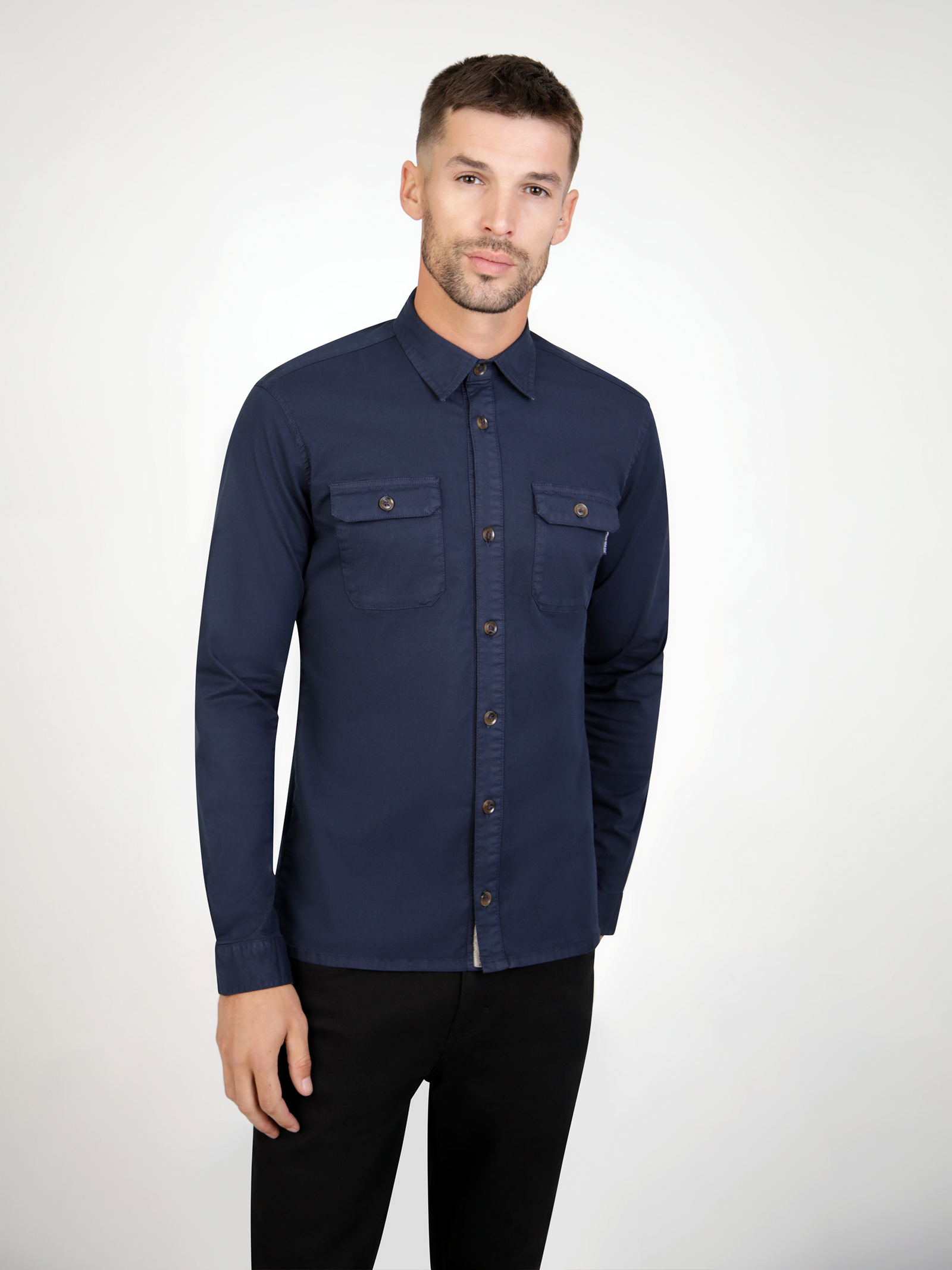 Ultar Navy L/S Shirt