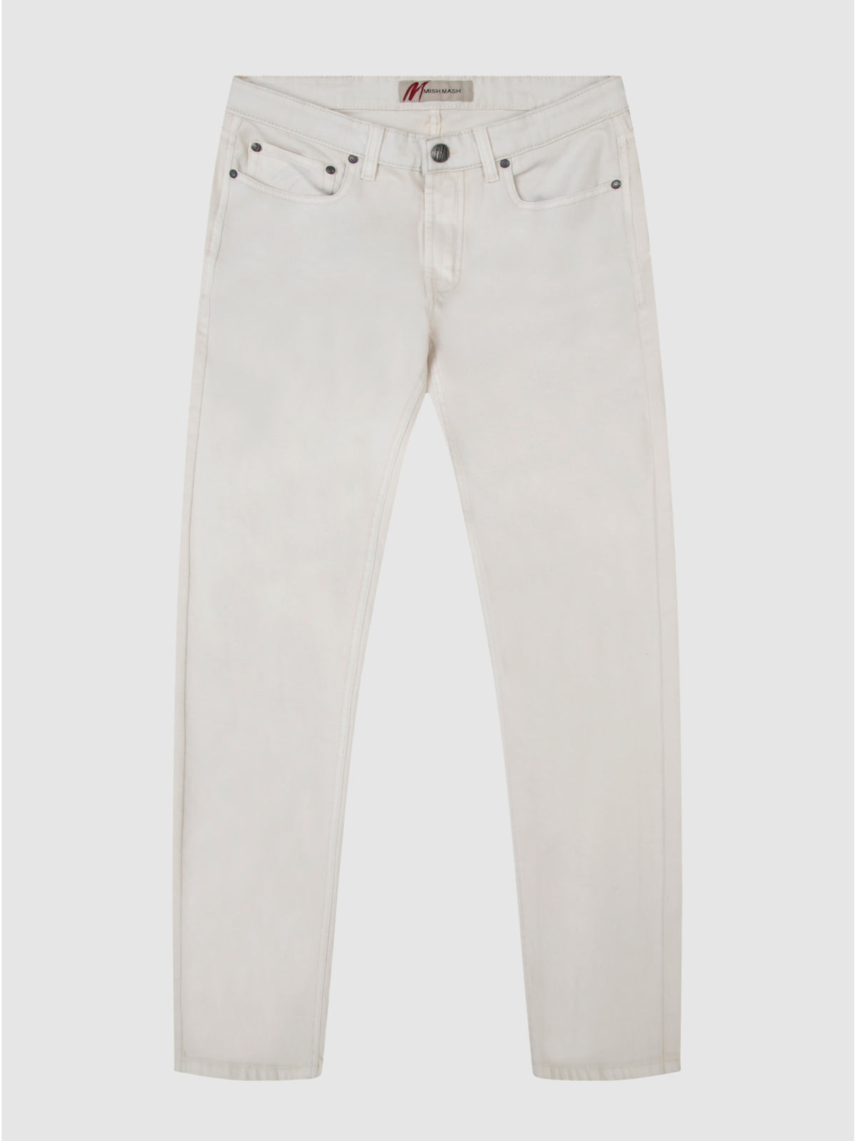 Tapered Fit Verdant White Denim Jeans