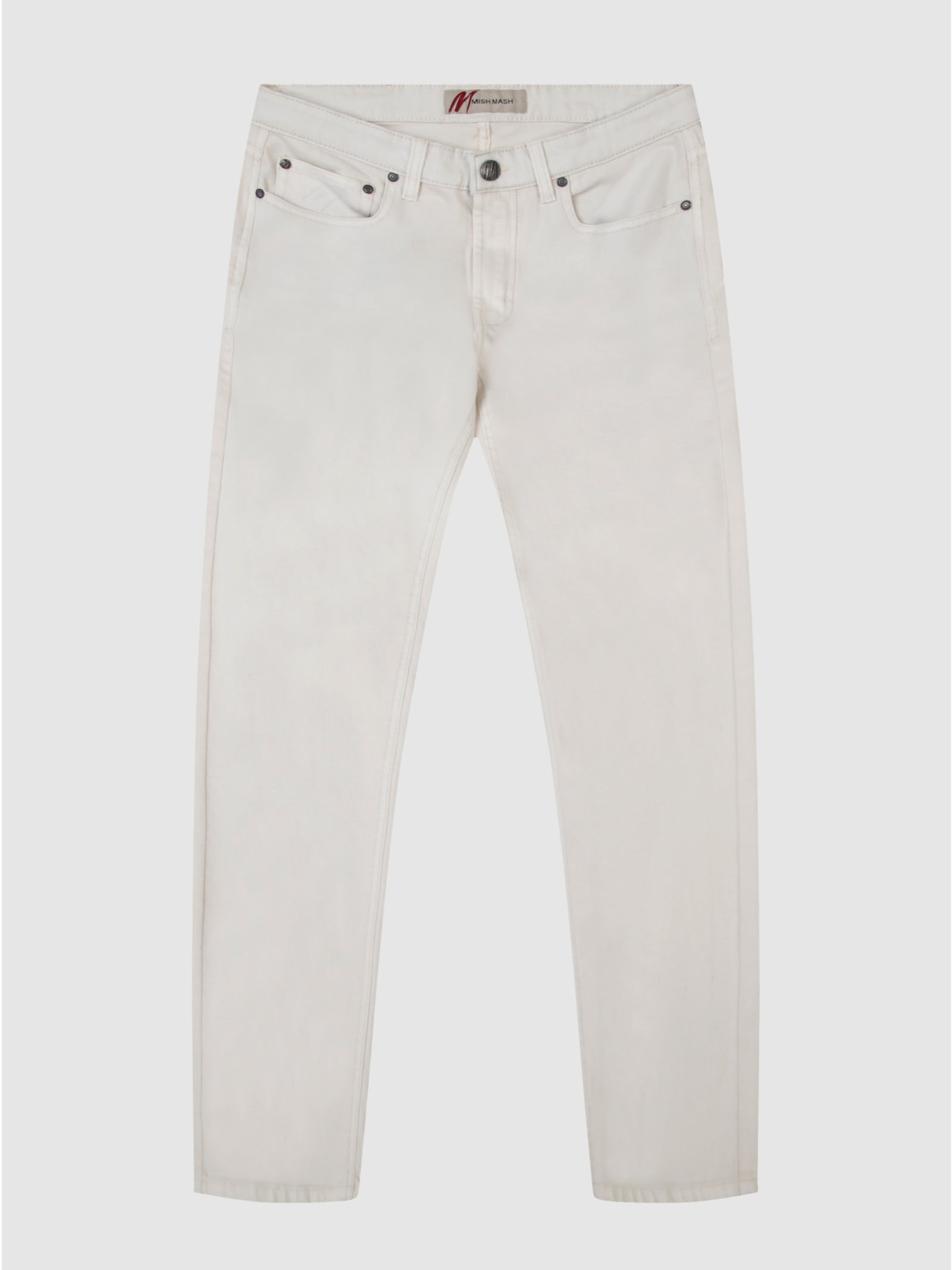 Tapered Fit Verdant White Denim Jeans