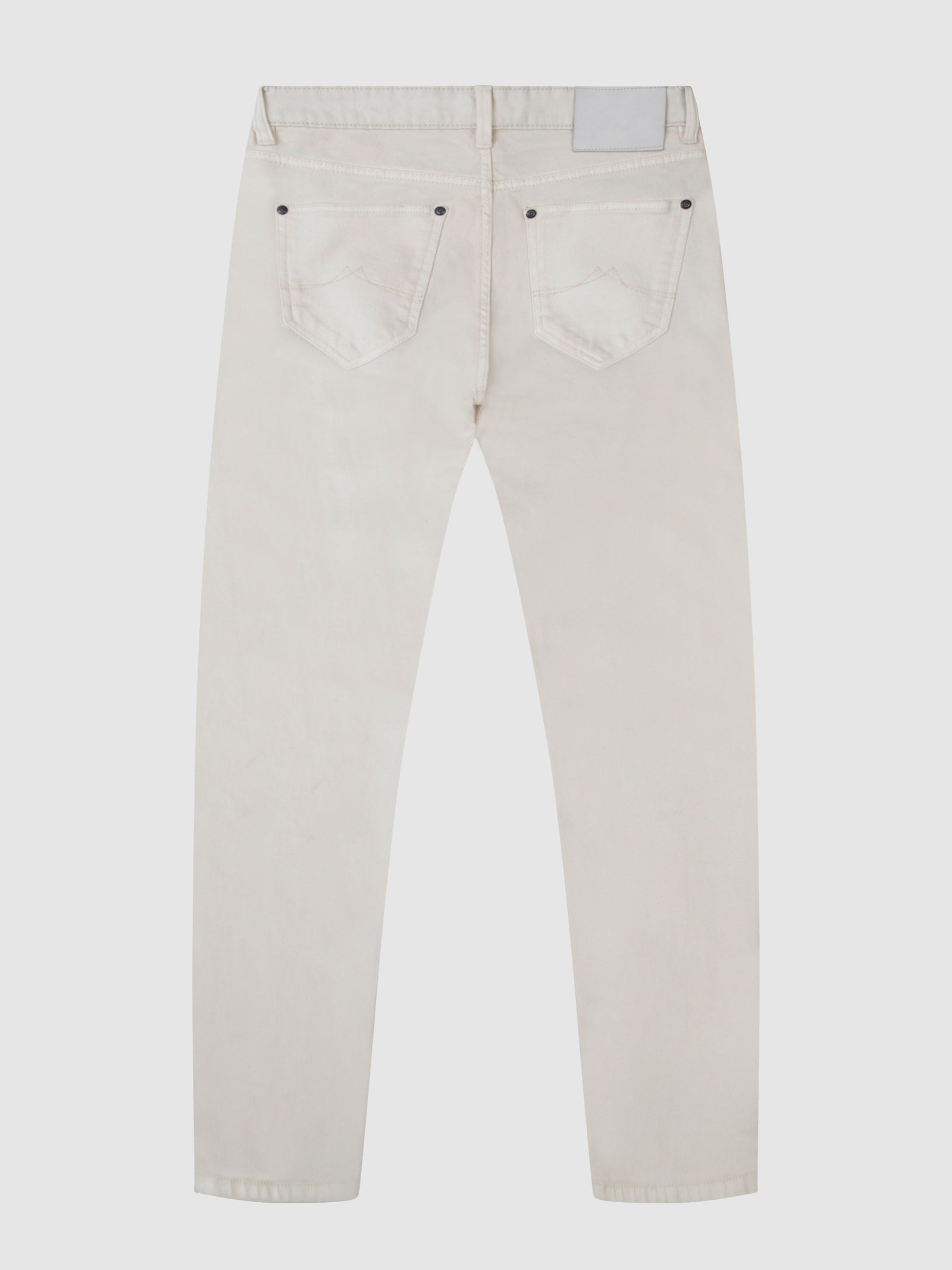 Tapered Fit Verdant White Denim Jeans