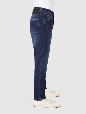 Tapered Fit Mid Stretch Vitara Mid Denim Jeans