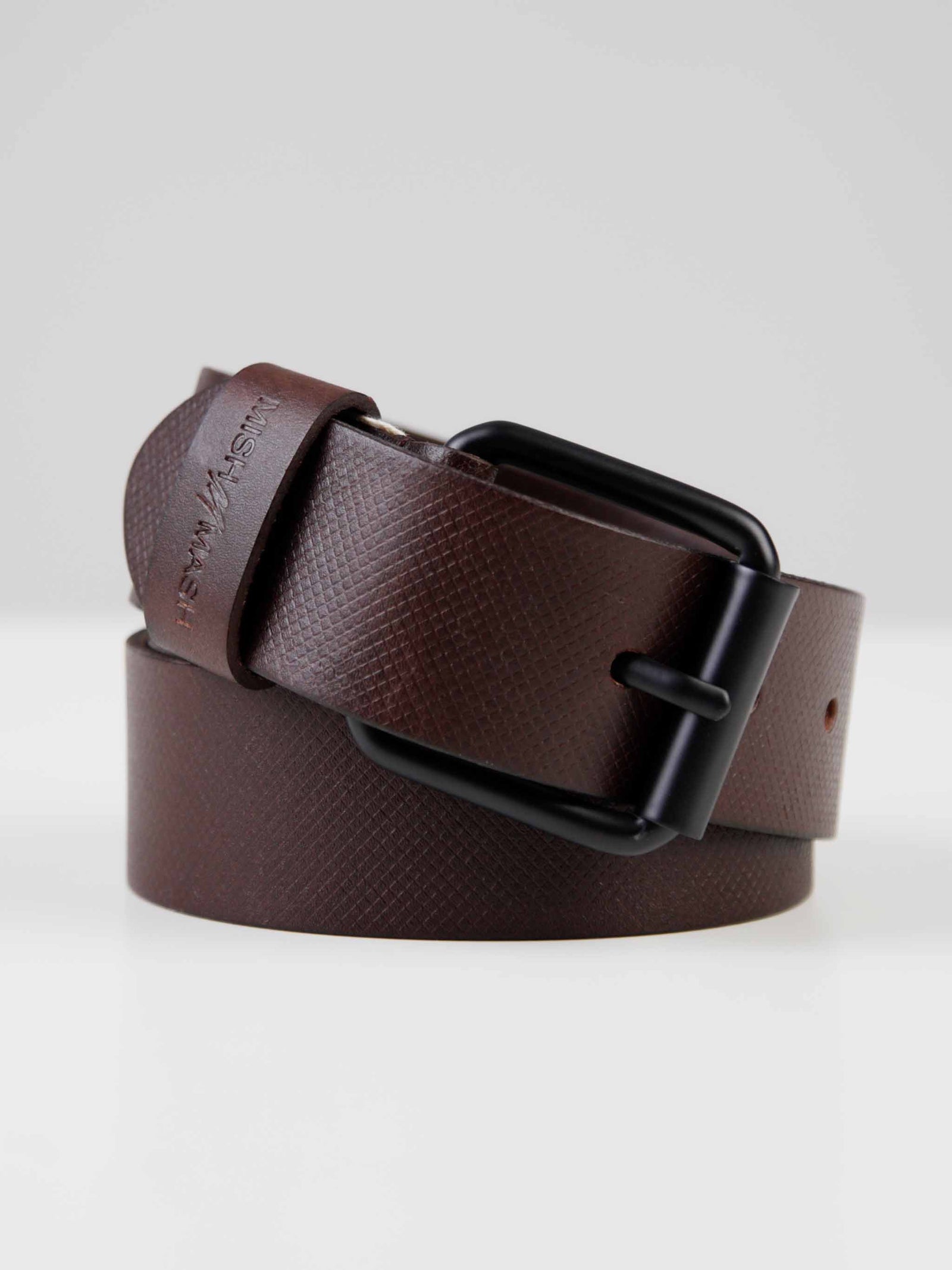 Leather Warwick Dark Brown Jean Belt