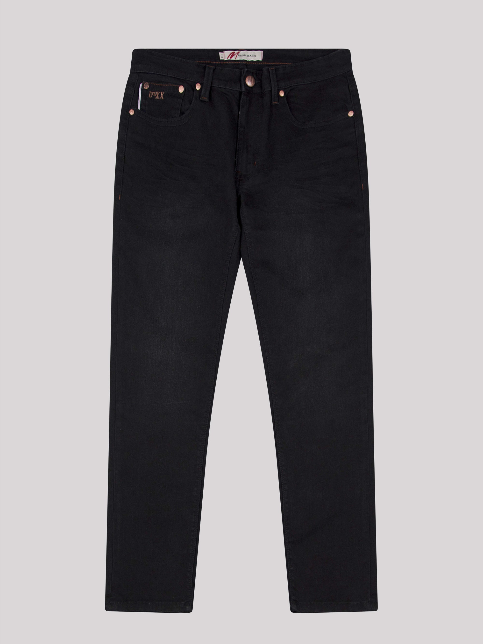 LotXX washed black mens denim