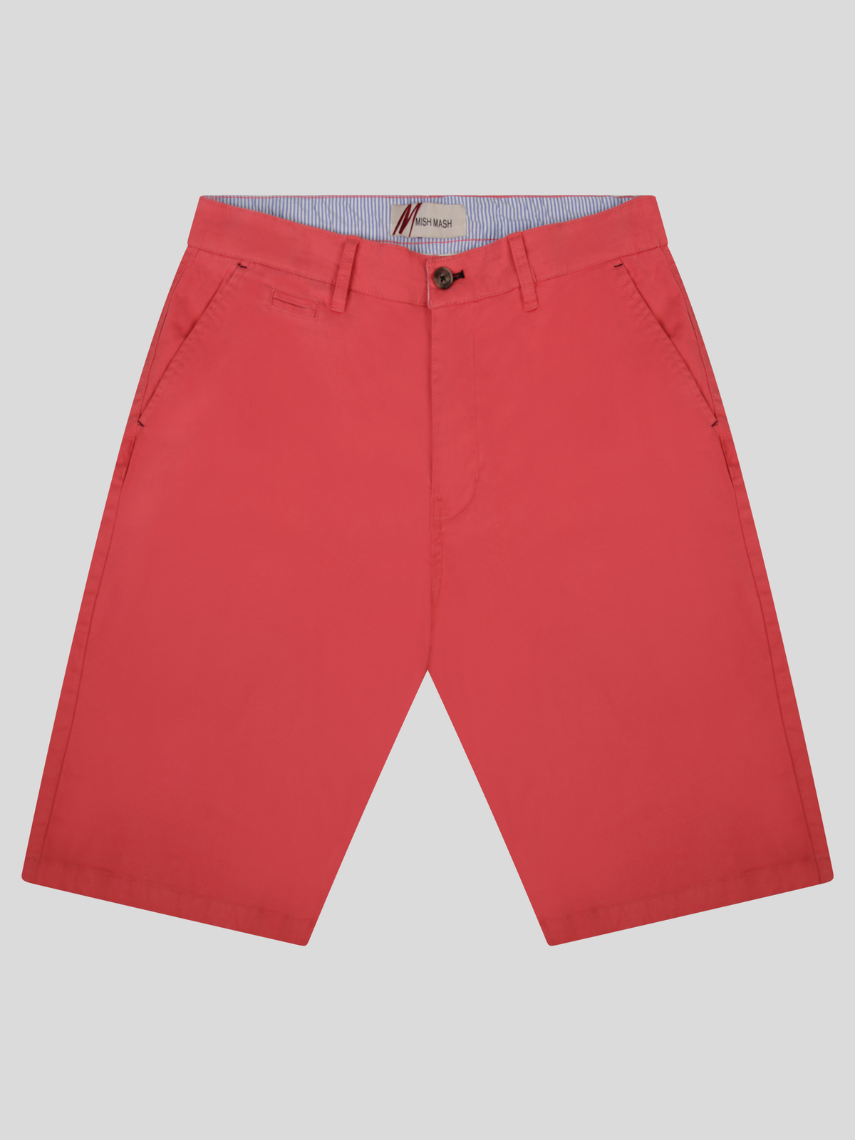 Mid Stretch Weymouth Washed Red Chino Shorts