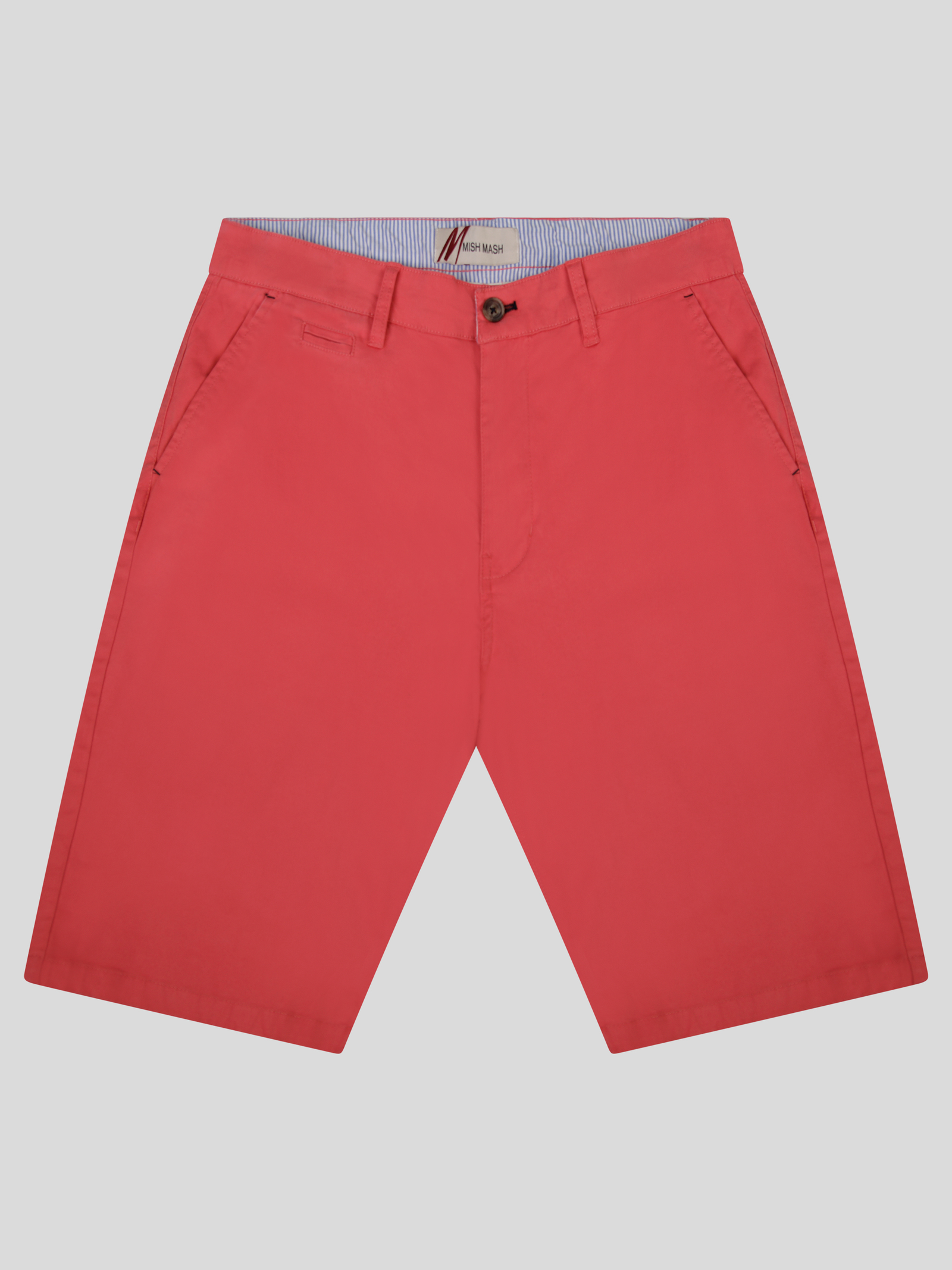Mid Stretch Weymouth Washed Red Chino Shorts