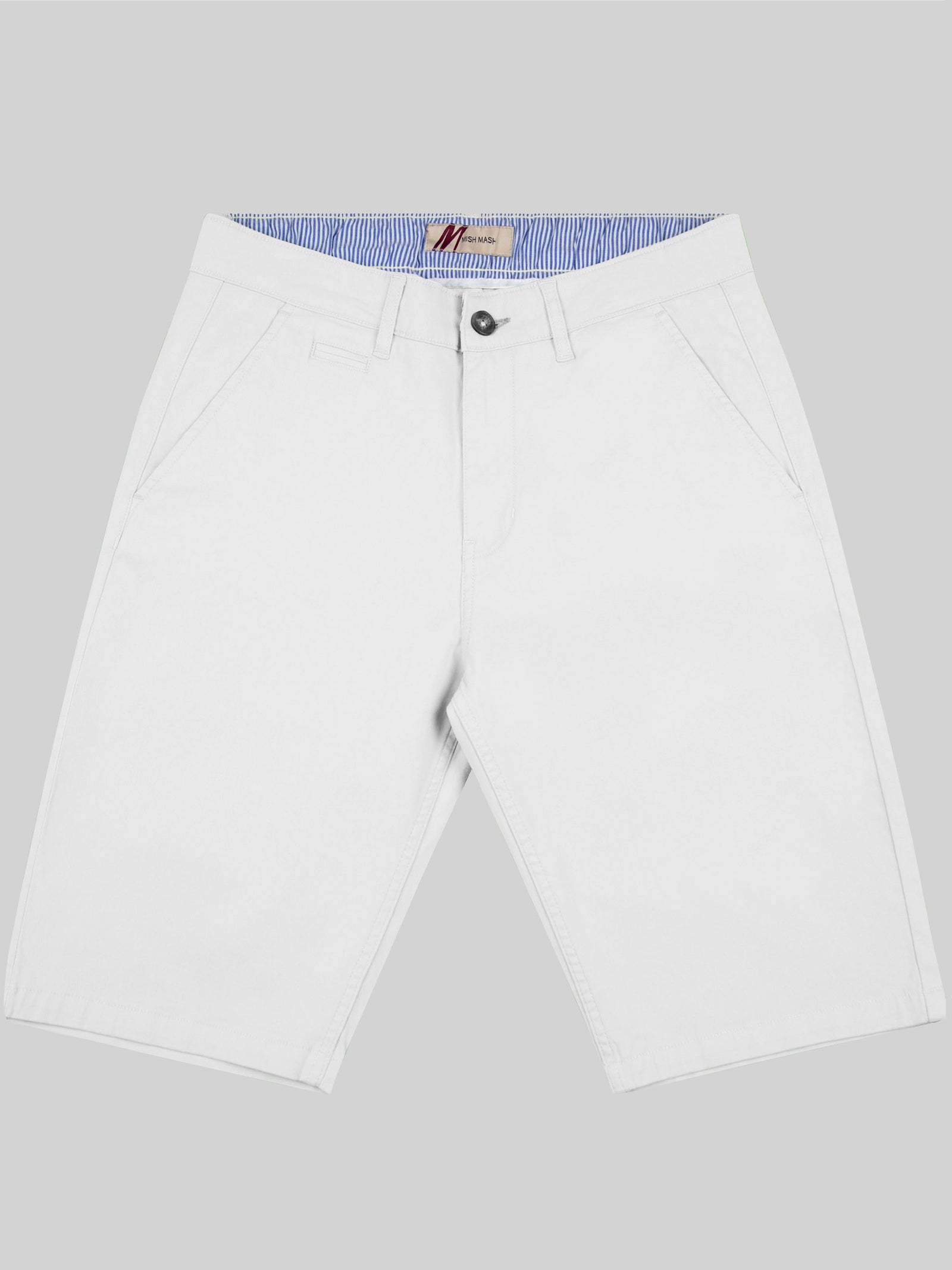 Mid Stretch Weymouth White Twill Short