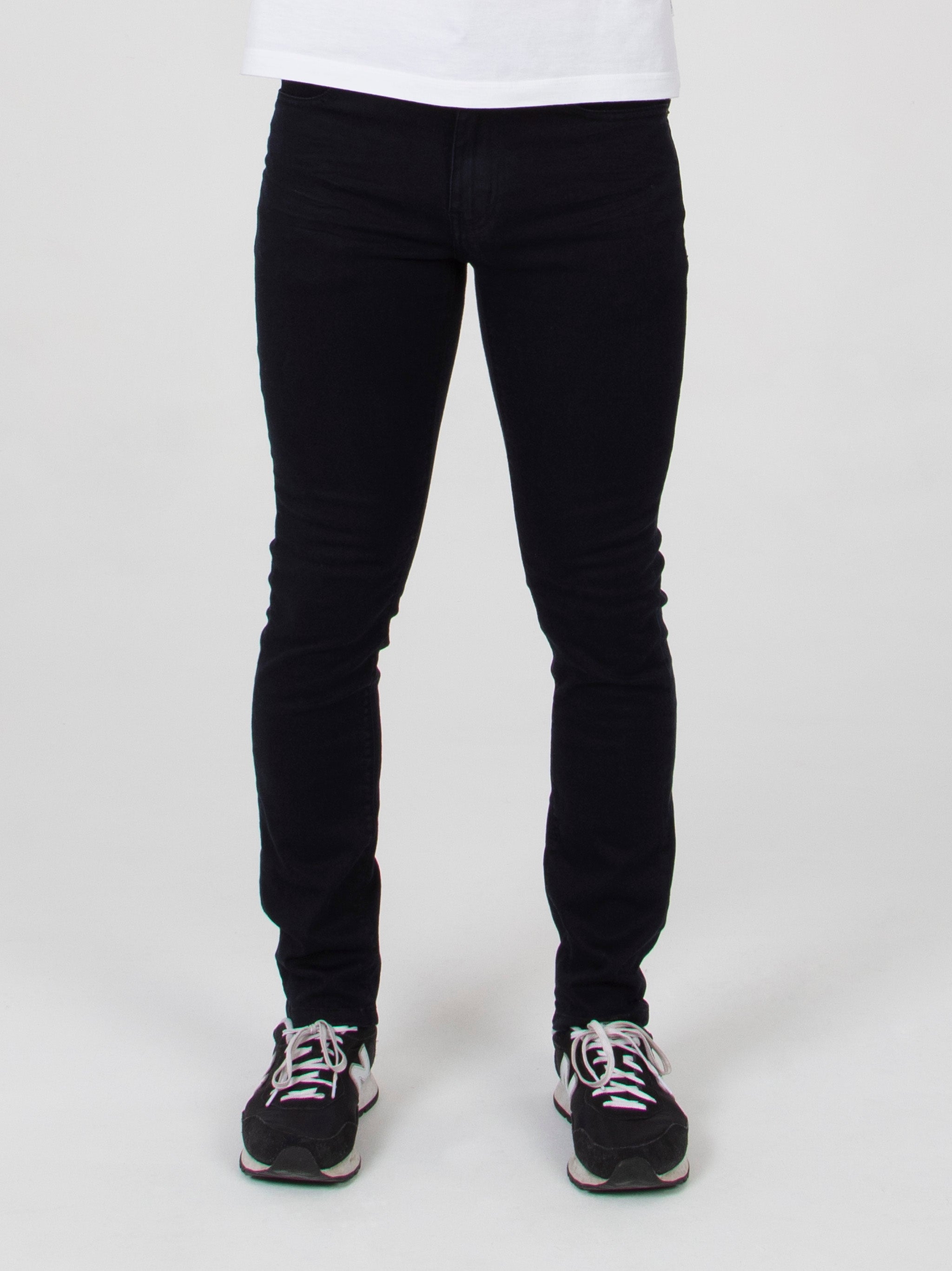 Skinny Fit Hyper FLEX Blue Black Jeans - Main Image