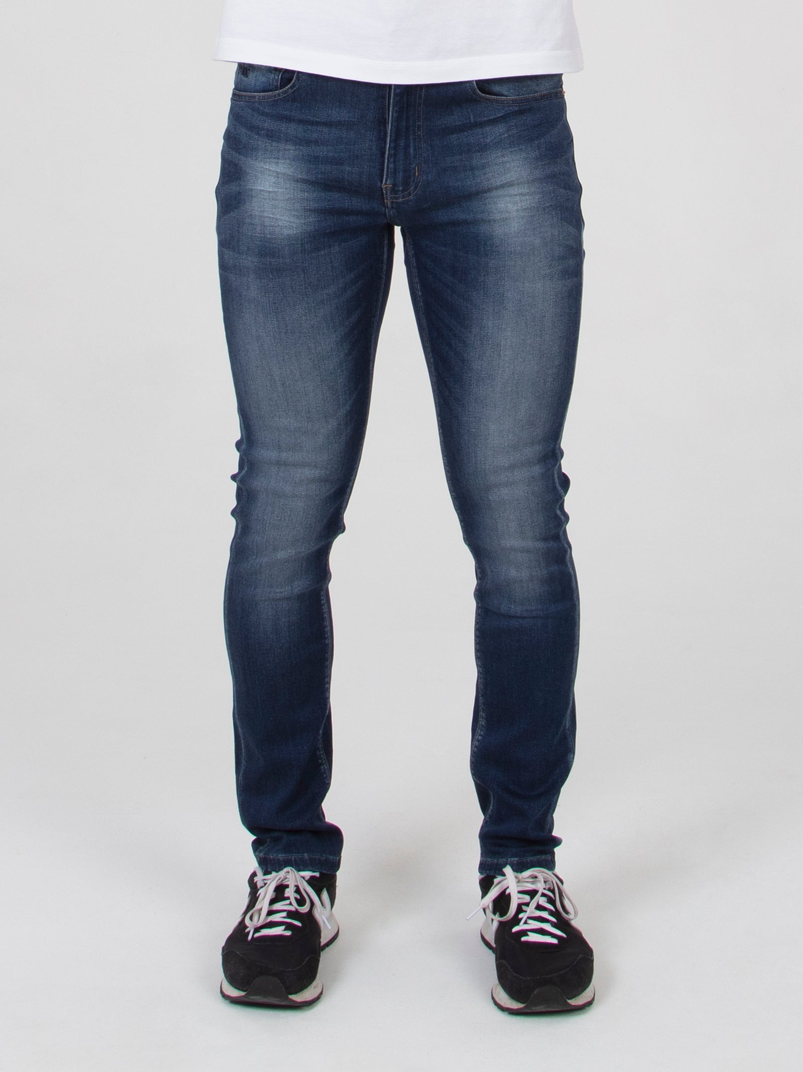 Very stretchy comfortable mens light mid wash skinny fit classic denim jean mish mash lot xx