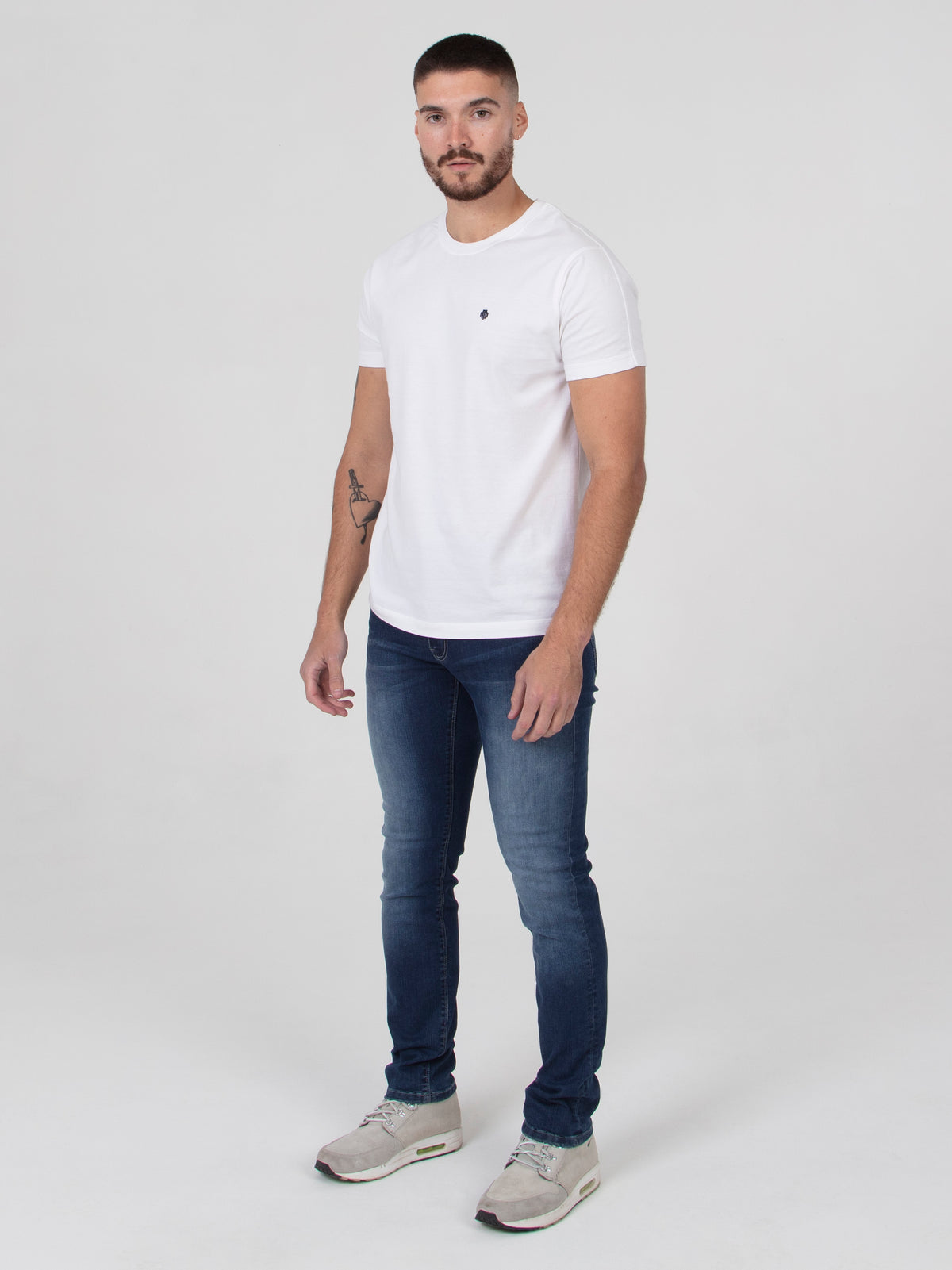 Slim Fit Hyper FLEX Mid Sandblast Jeans