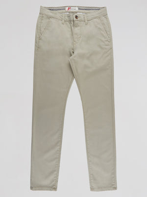 Slim Fit Mid Stretch Casual Cotton Bromley Desert Sage Chino Trouser