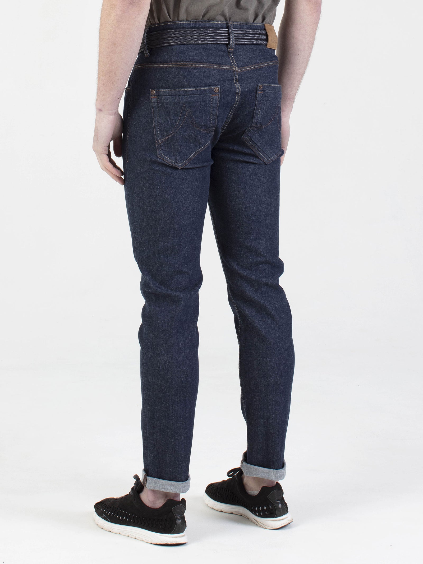 Stretch mens raw classic look slim fit denim jean mish mash