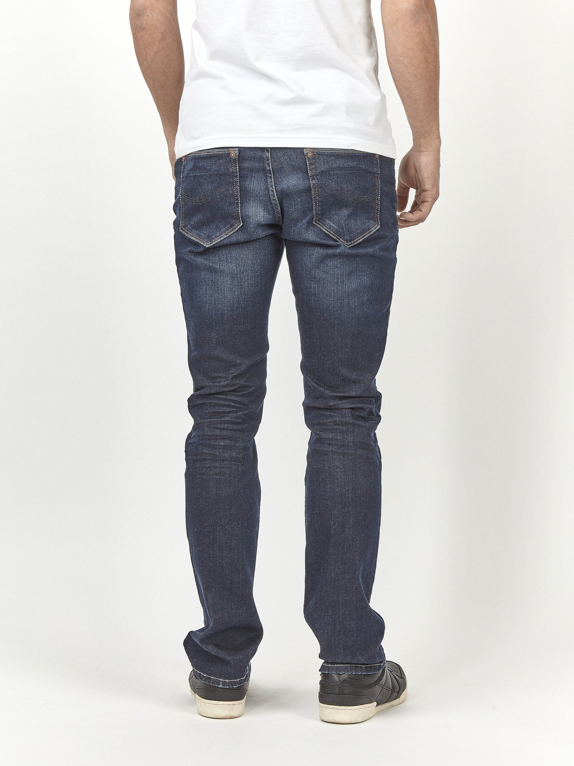 Hyper flex very stretchy comfortable mens dark wash slim fit classic denim jean mish mash