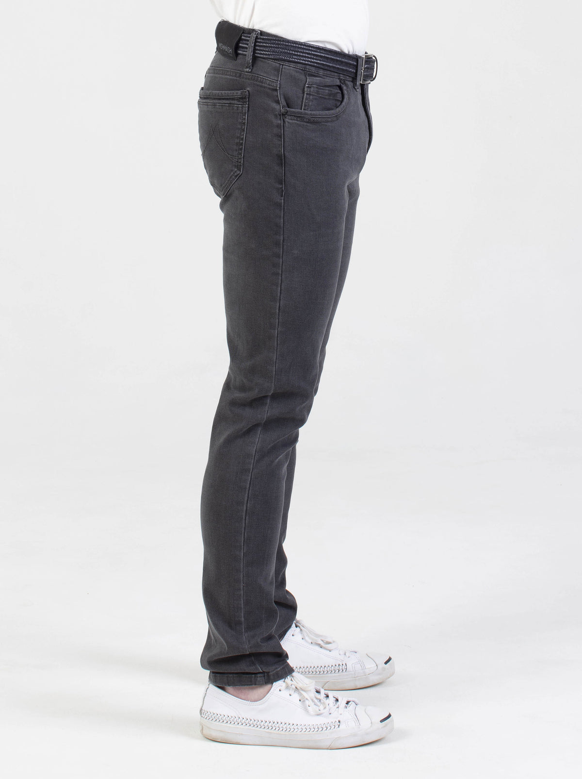 Stretch mens brushed grey slim fit denim jean mish mash
