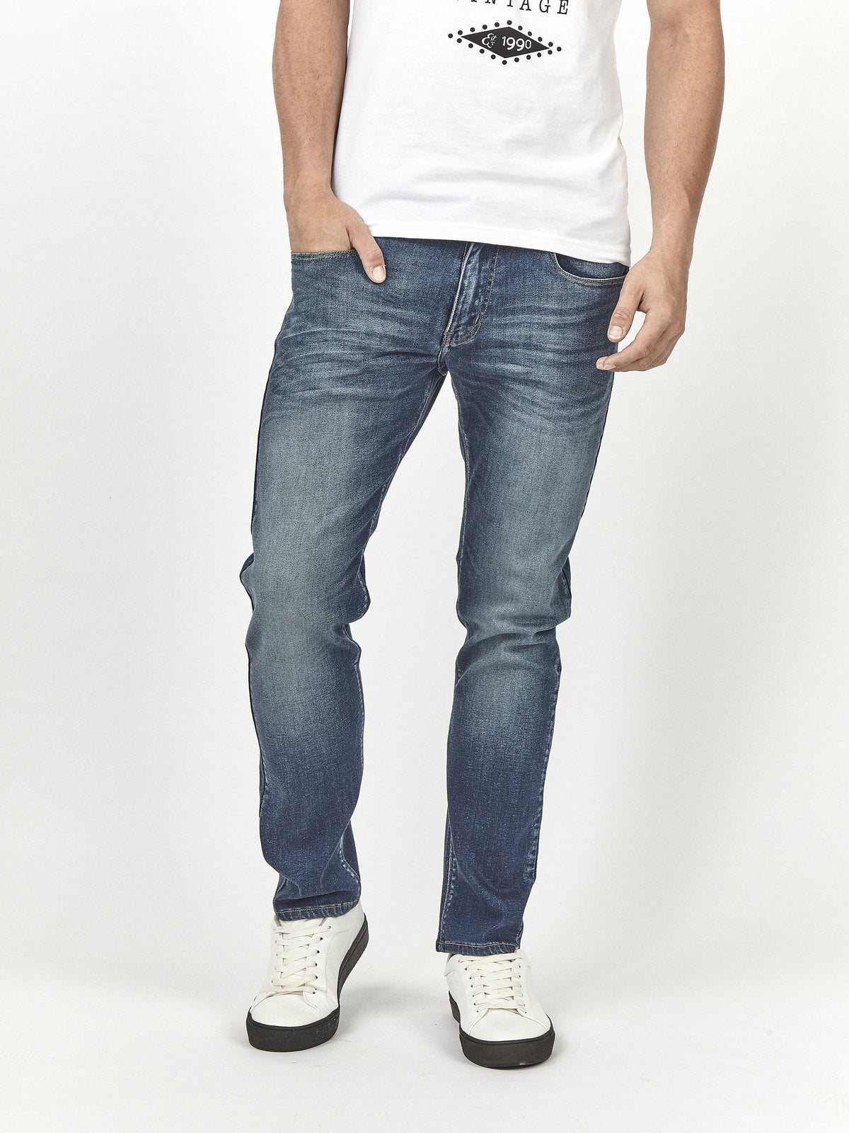 Extra stretchy comfortable mens light blue wash slim fit denim jean mish mash lot xx