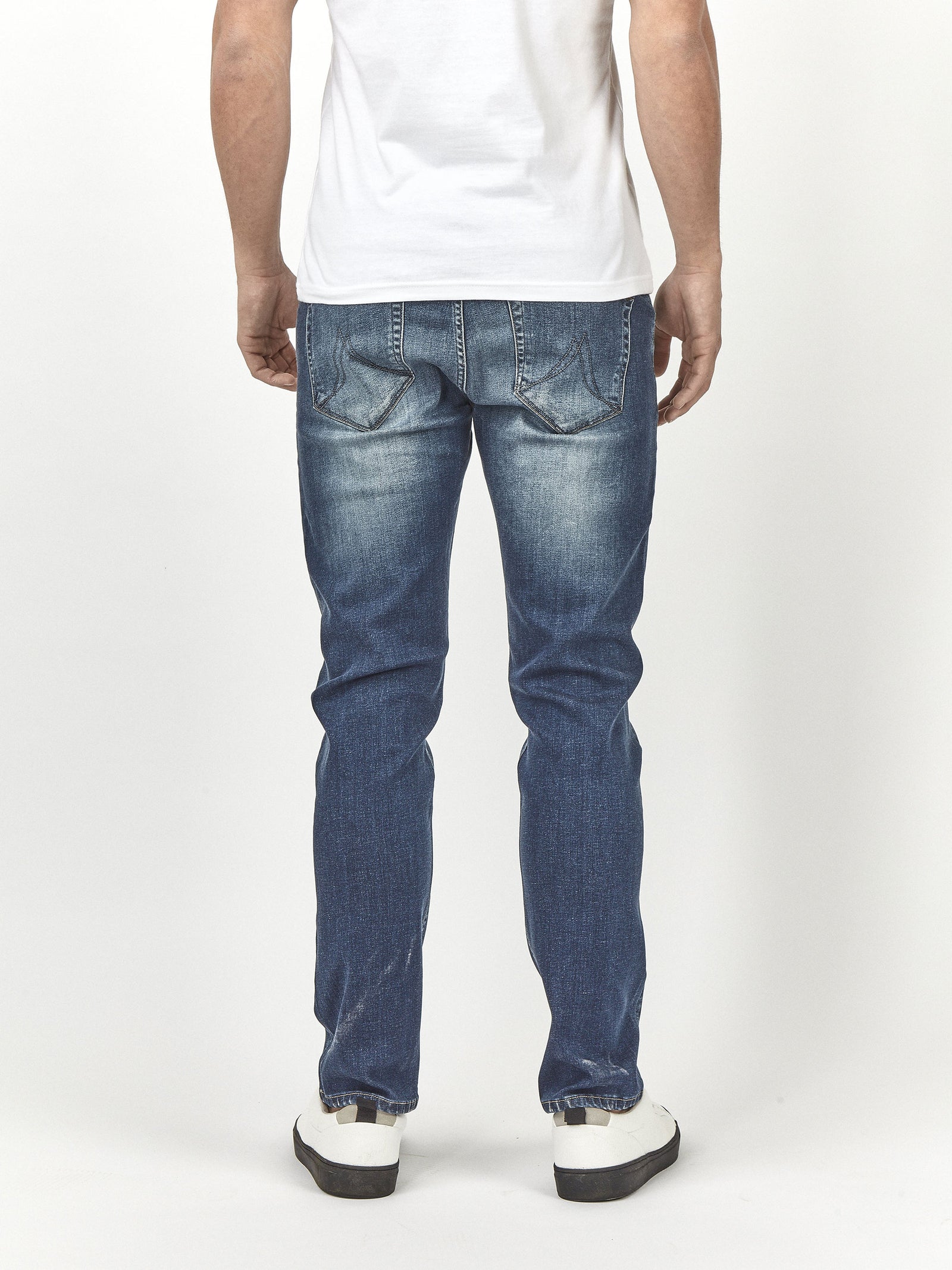 Extra stretchy comfortable mens light blue wash slim fit denim jean mish mash lot xx