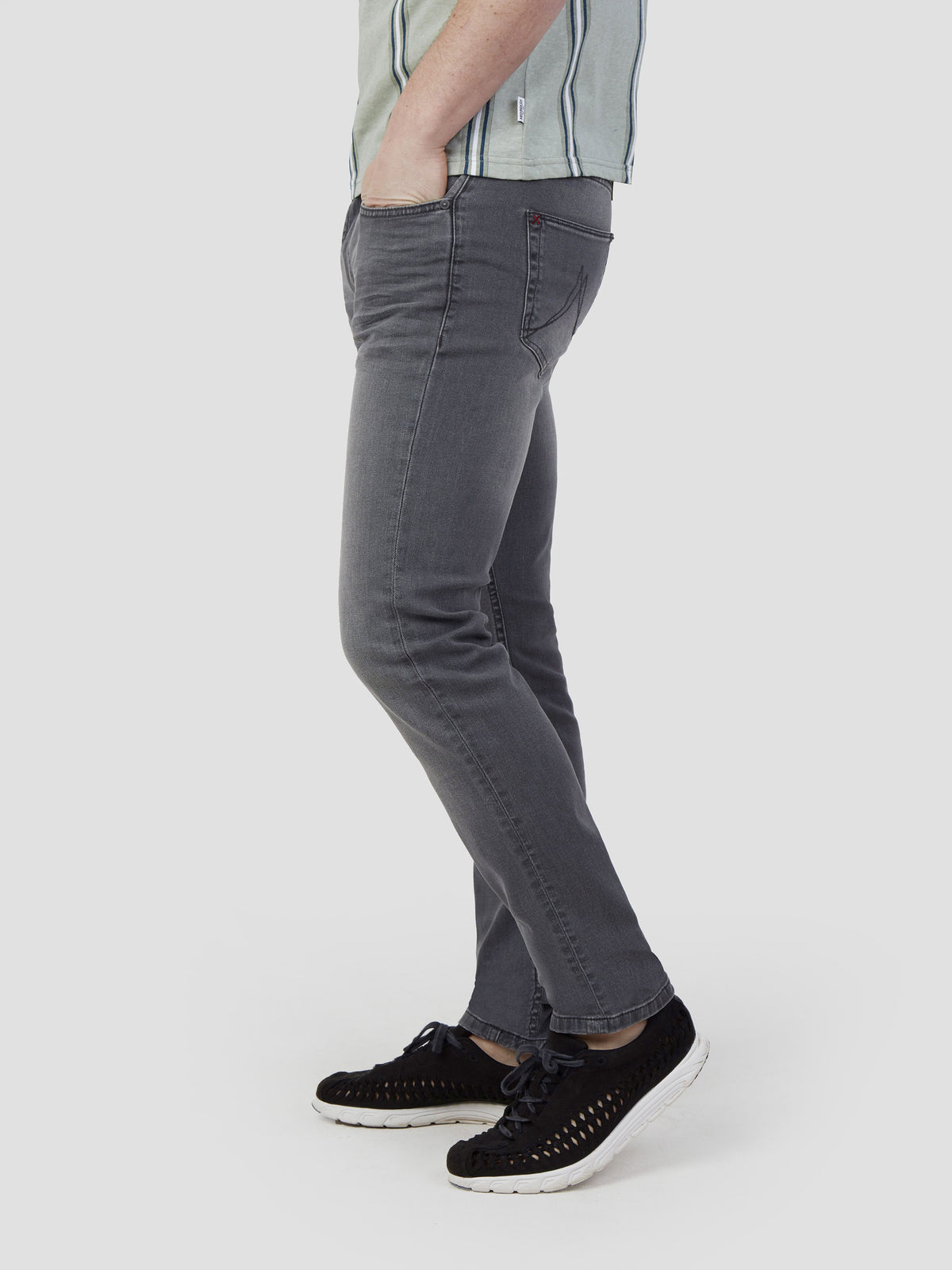 Stretch mens light grey washed slim fit denim jean mish mash lot xx