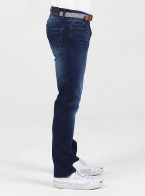 Stretch mens dark wash slim fit denim jean mish mash