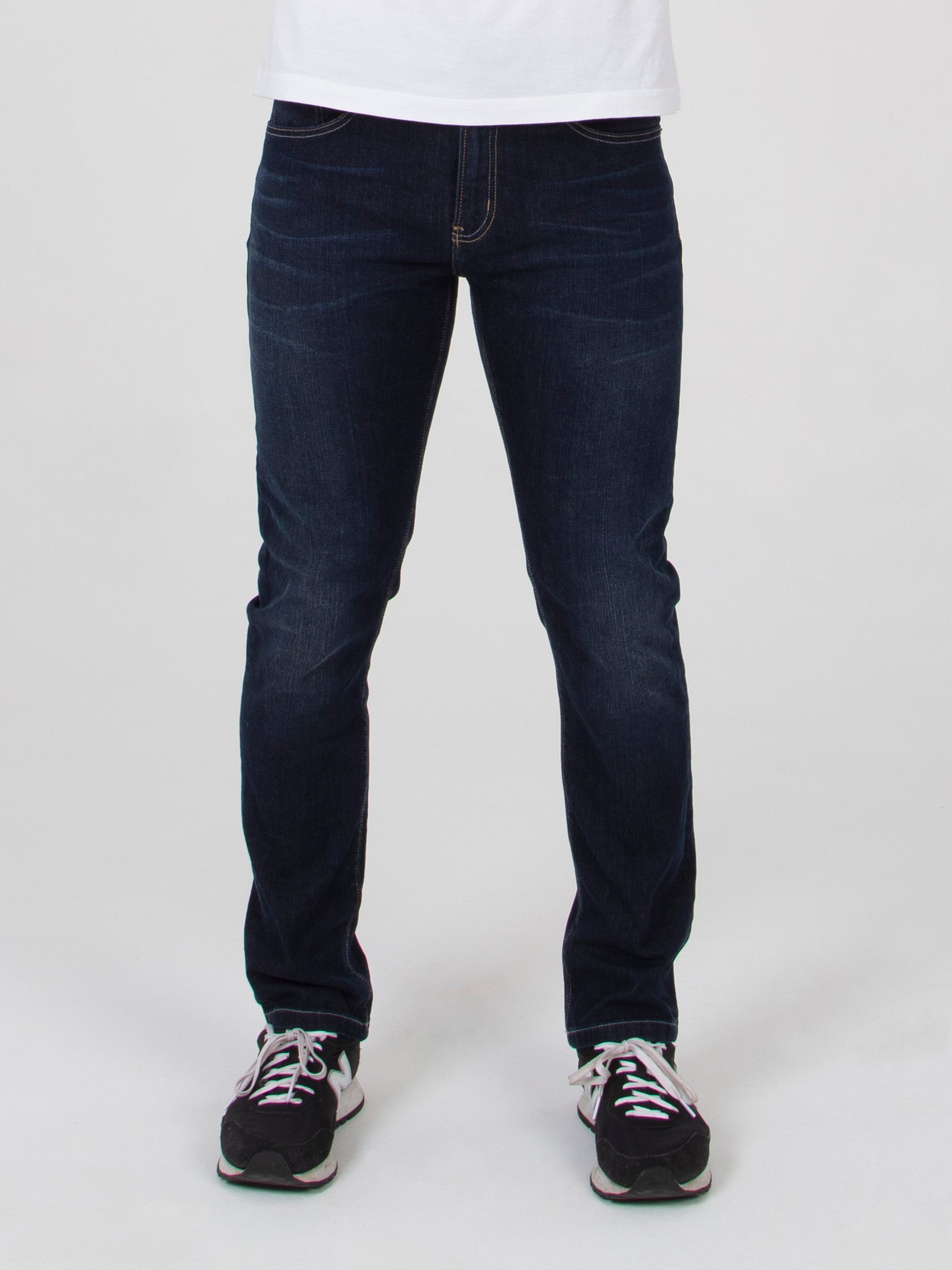 Stretch mens essential classic dark wash tapered fit denim jean mish mash lot xx