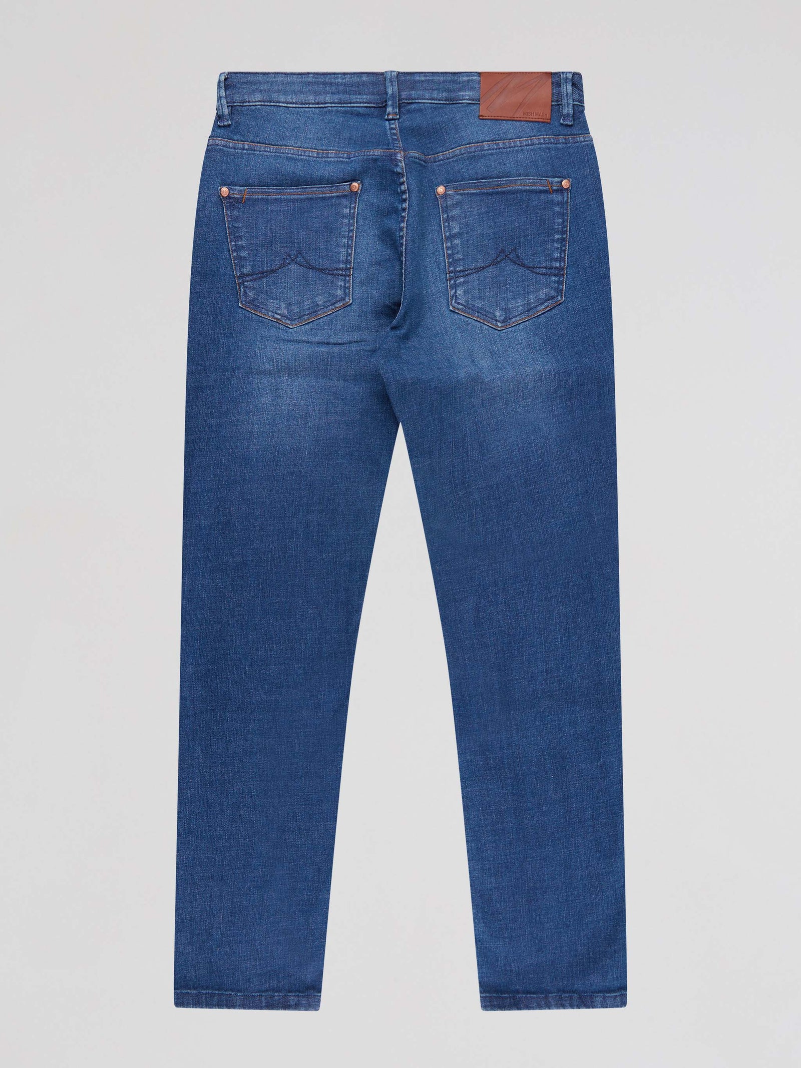 Tapered Fit Mid Stretch Max Mid Denim Jeans