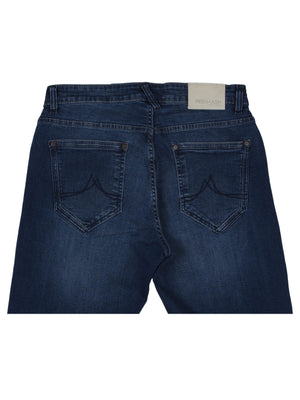 Stretch mens light wash tapered fit denim jean mish mash
