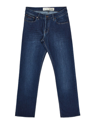 Extra stretch comfortable mens dark wash tapered fit denim jean mish mash lot xx
