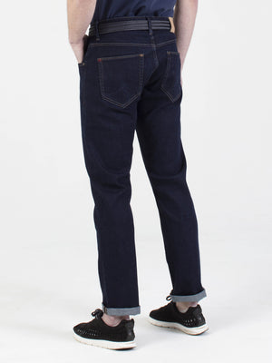 Stretch mens essential classic raw look tapered fit denim jean mish mash lot xx