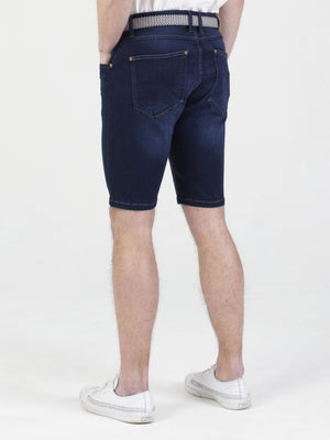 High Stretch Paul Blue Azure Denim Jean Shorts