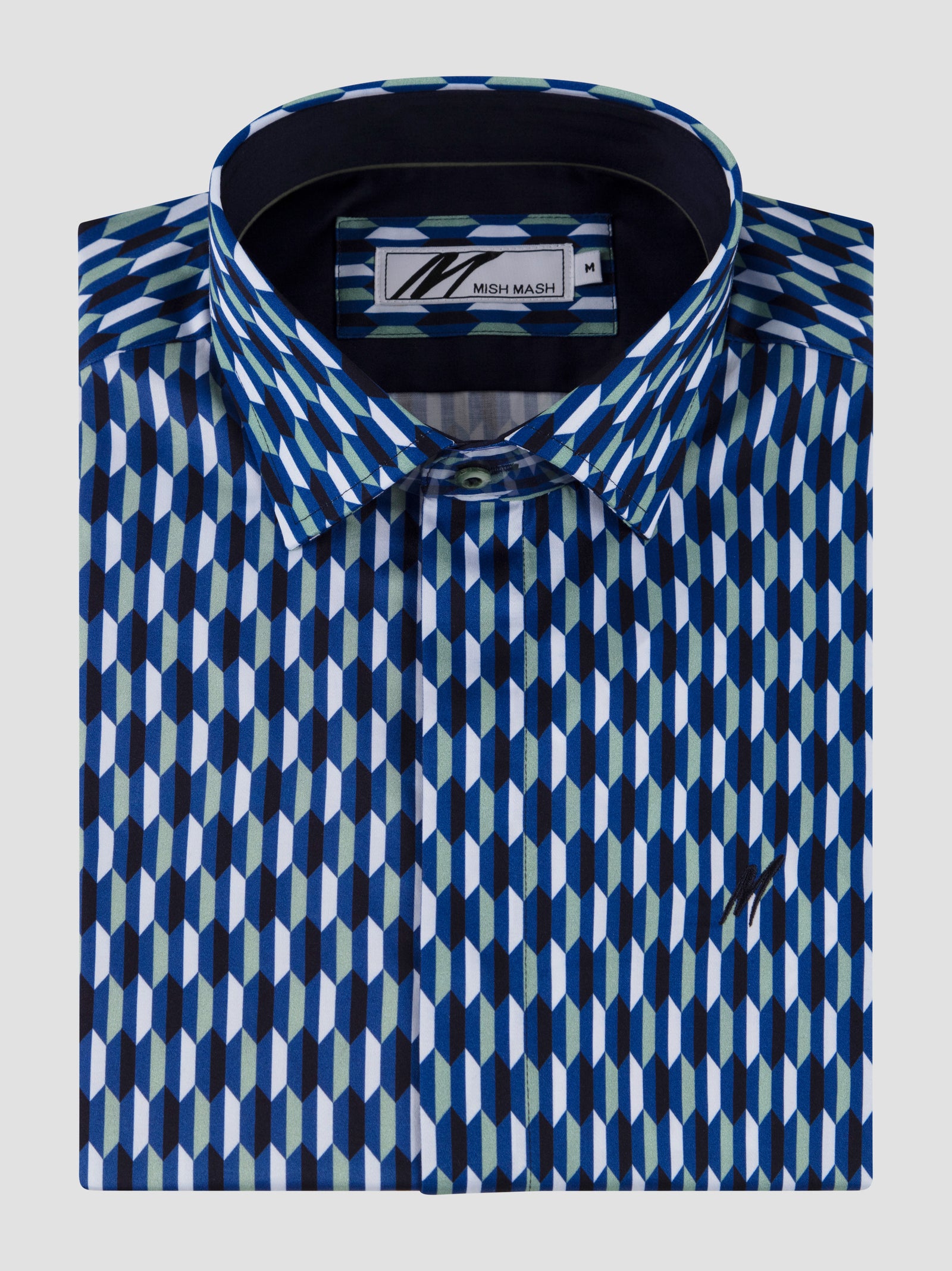 baron-navy-deep-royal-printed-mens-cotton-short-sleeve-shirt-mish-mash