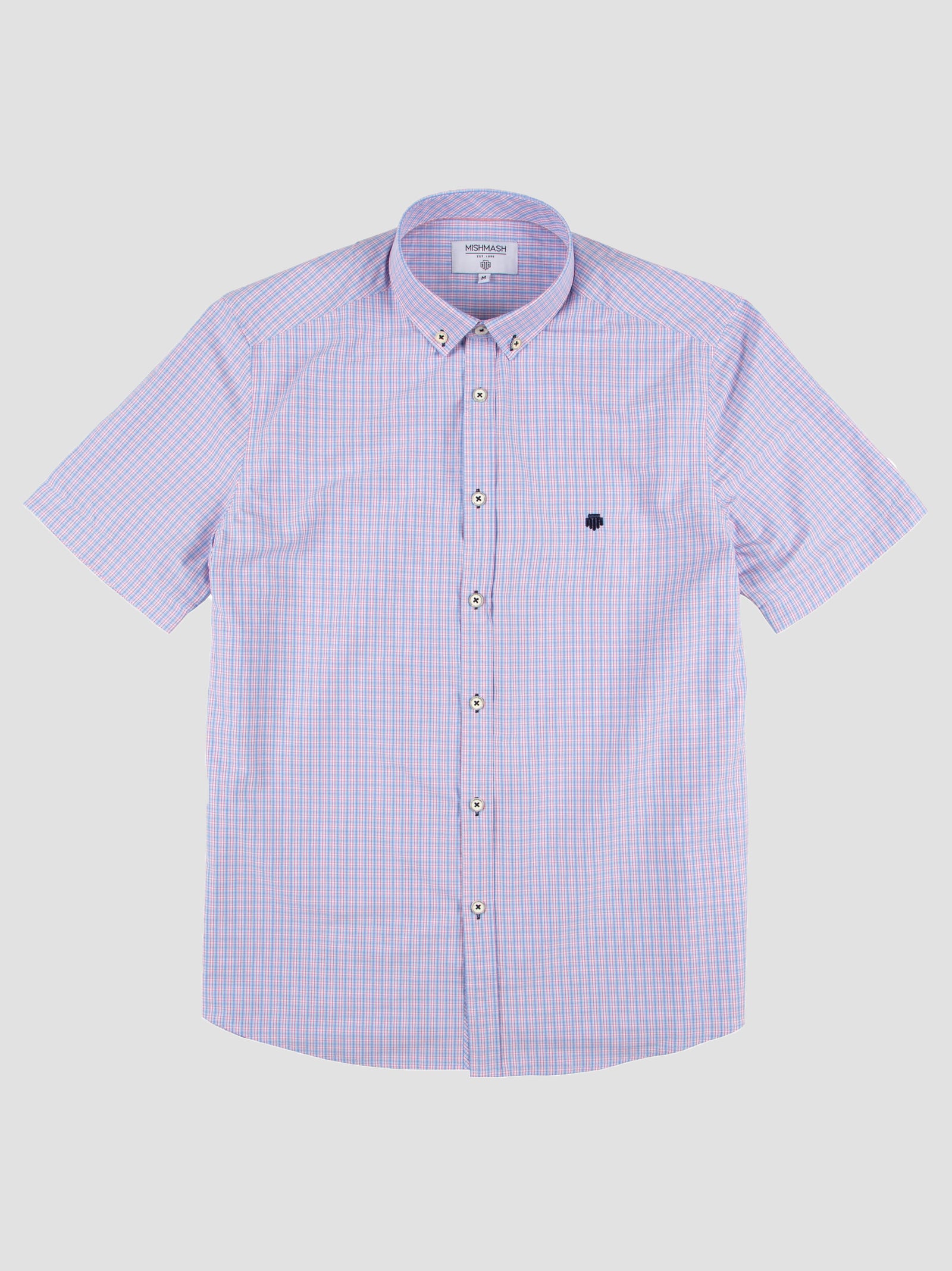 deck-pale-red-mens-check-short-sleeve-shirt-mish-mash