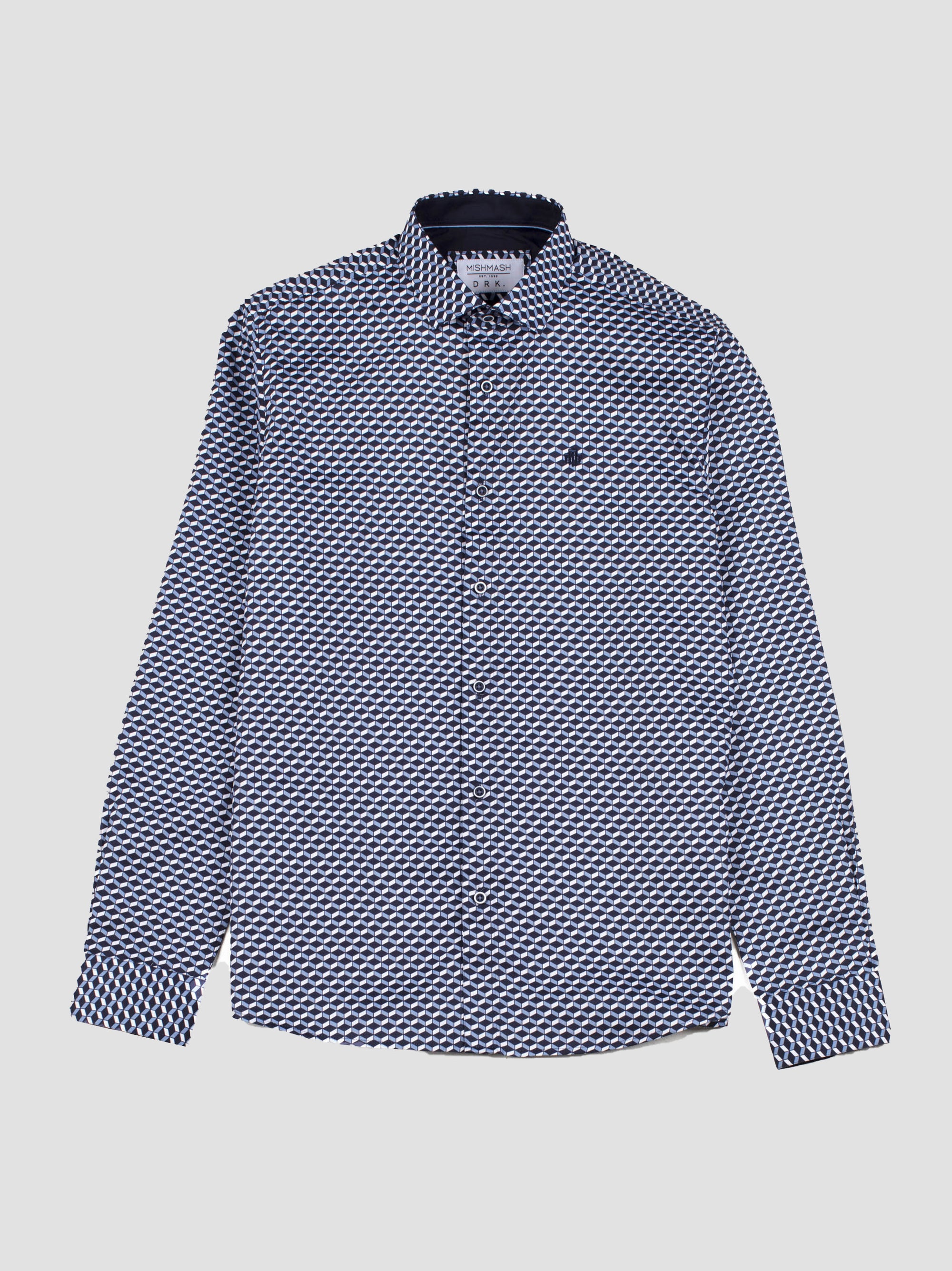 barva-navy-geometric-printed-mens-smart-long-sleeve-shirt-mish-mash