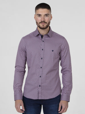 cobb-navy-pink-geometric-printed-mens-smart-long-sleeve-shirt-mish-mash