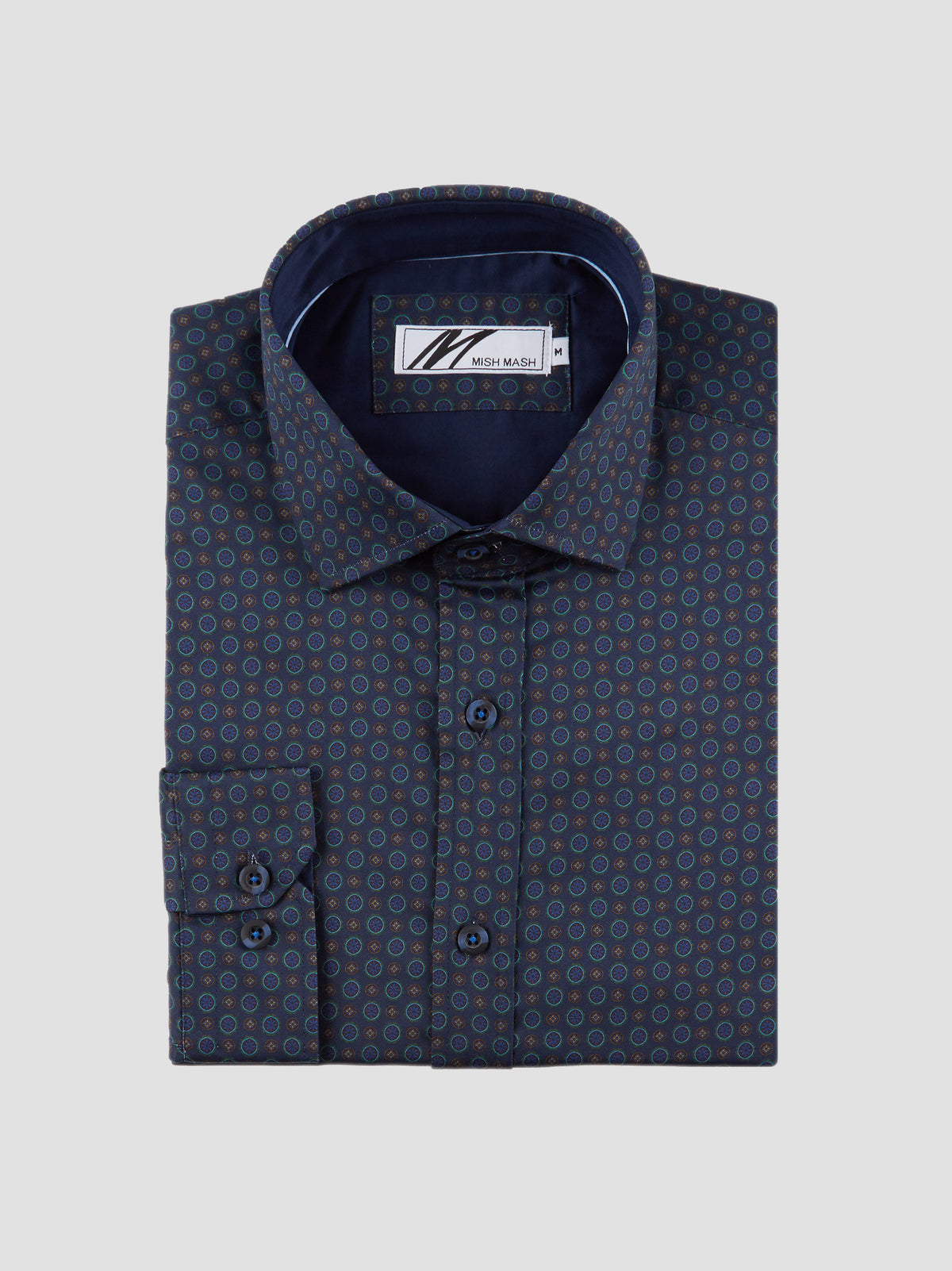 disco-navy-printed-mens-smart-long-sleeve-shirt-mish-mash
