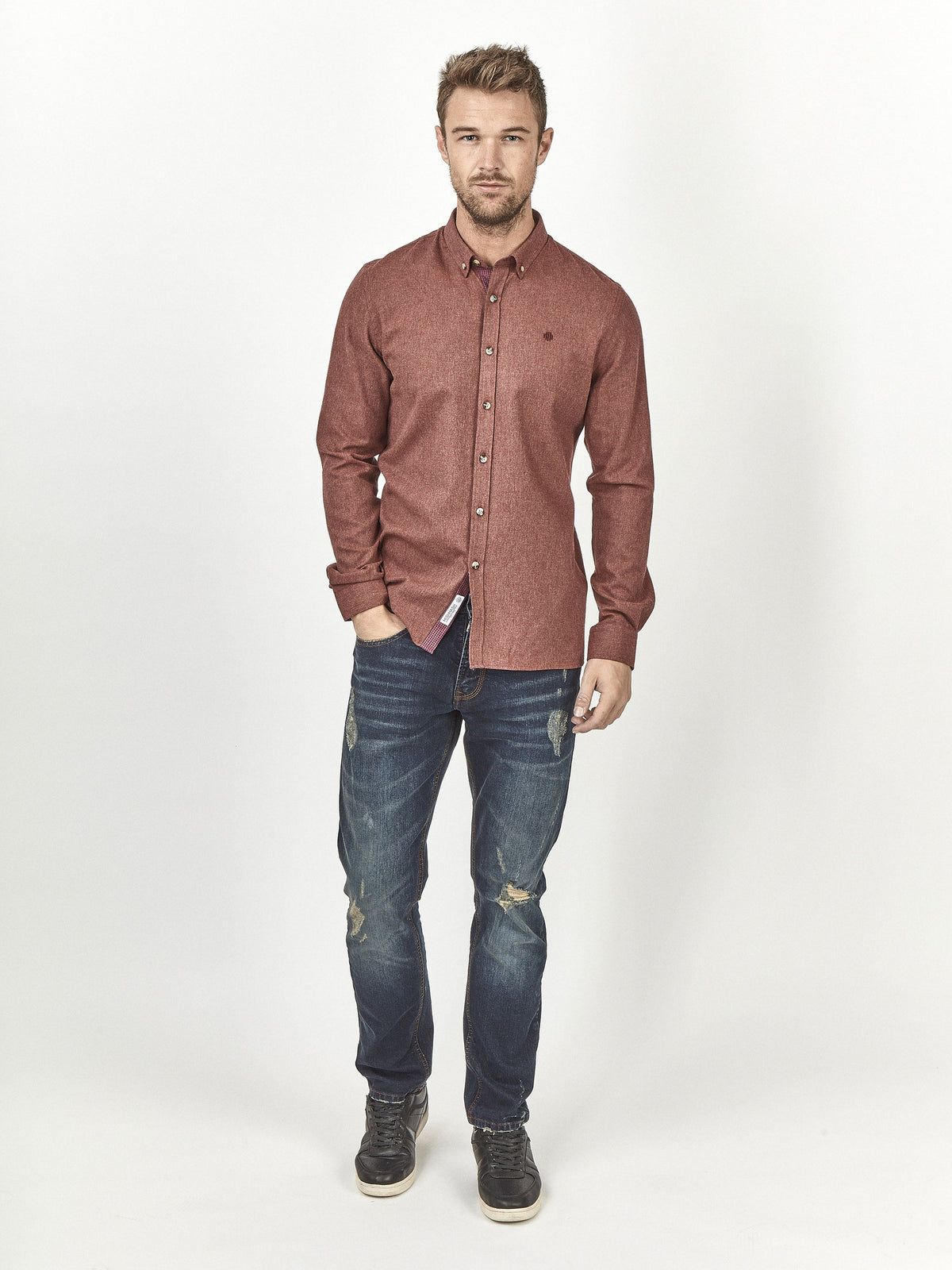 jarvis-burgundy-cotton-twill-mens-long-sleeve-shirt-mish-mash