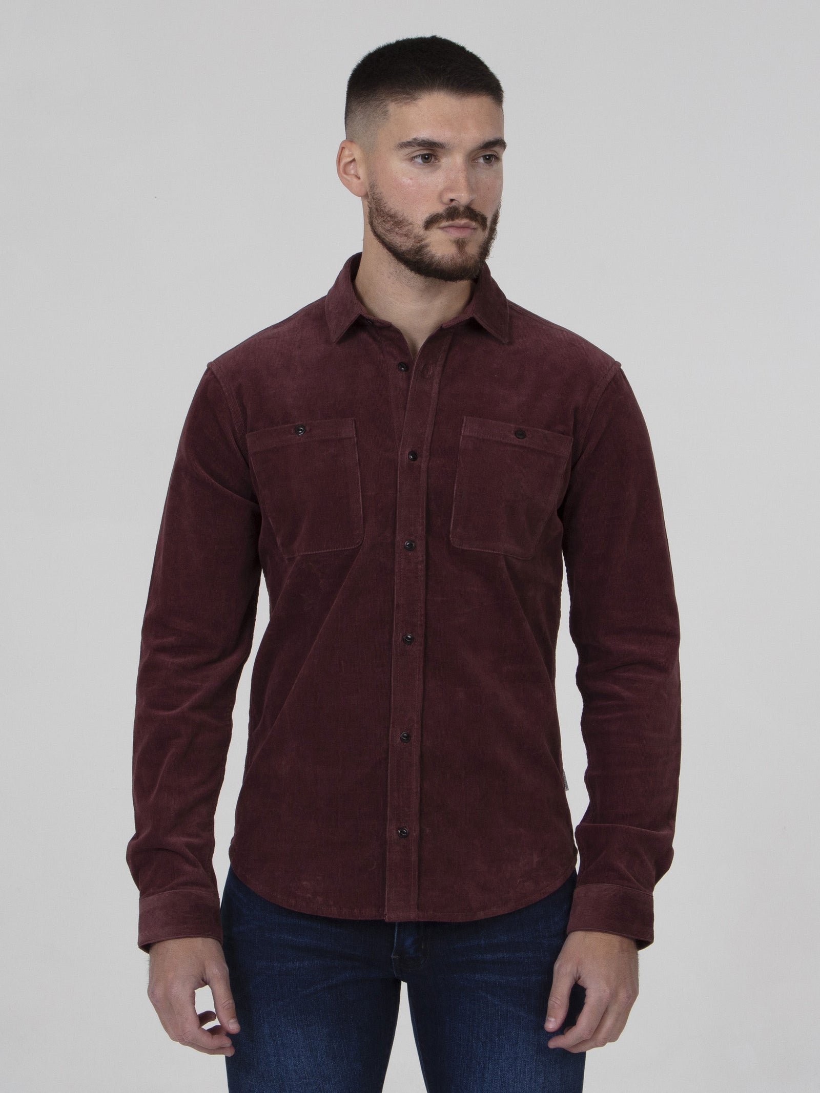 solo-burgundy-corduroy-mens-casual-long-sleeve-shirt-mish-mash