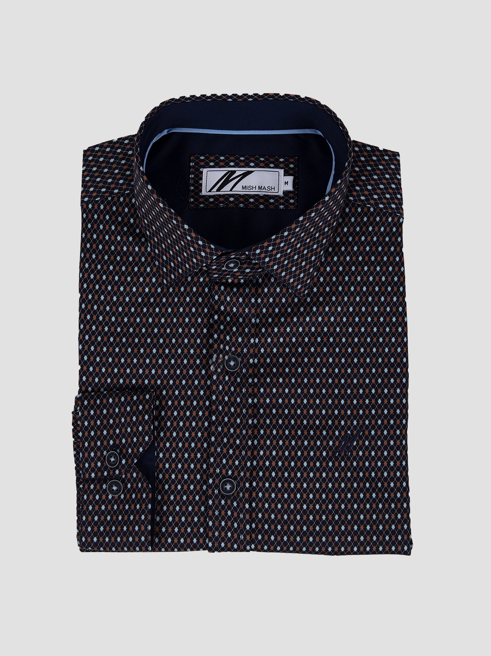 noro-navy-camel-smart-mens-printed-long-sleeve-shirt-mish-mash