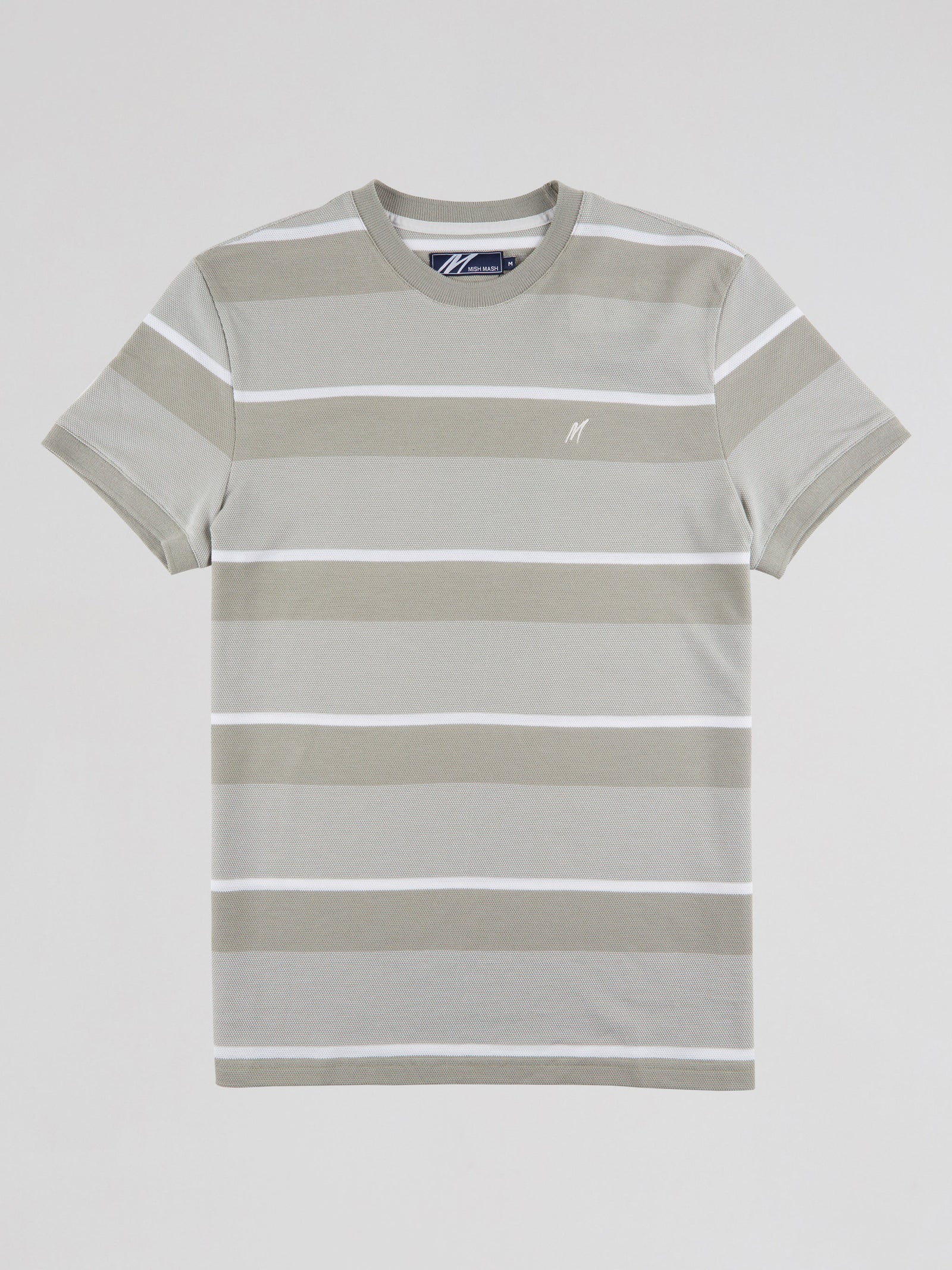 Regular Fit Tide Desert Sage Striped Pique T-Shirt