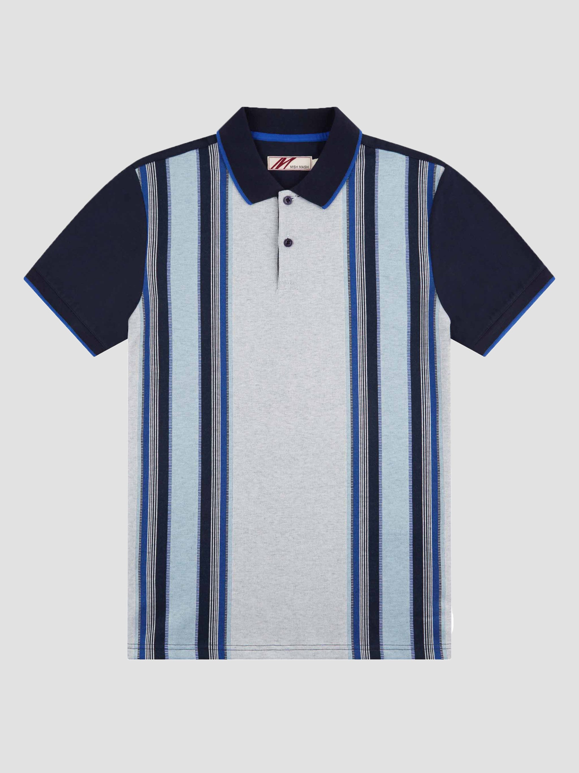 badger-navy-striped-jacquard-mens-jersey-short-sleeve-polo-shirt-mish-mash