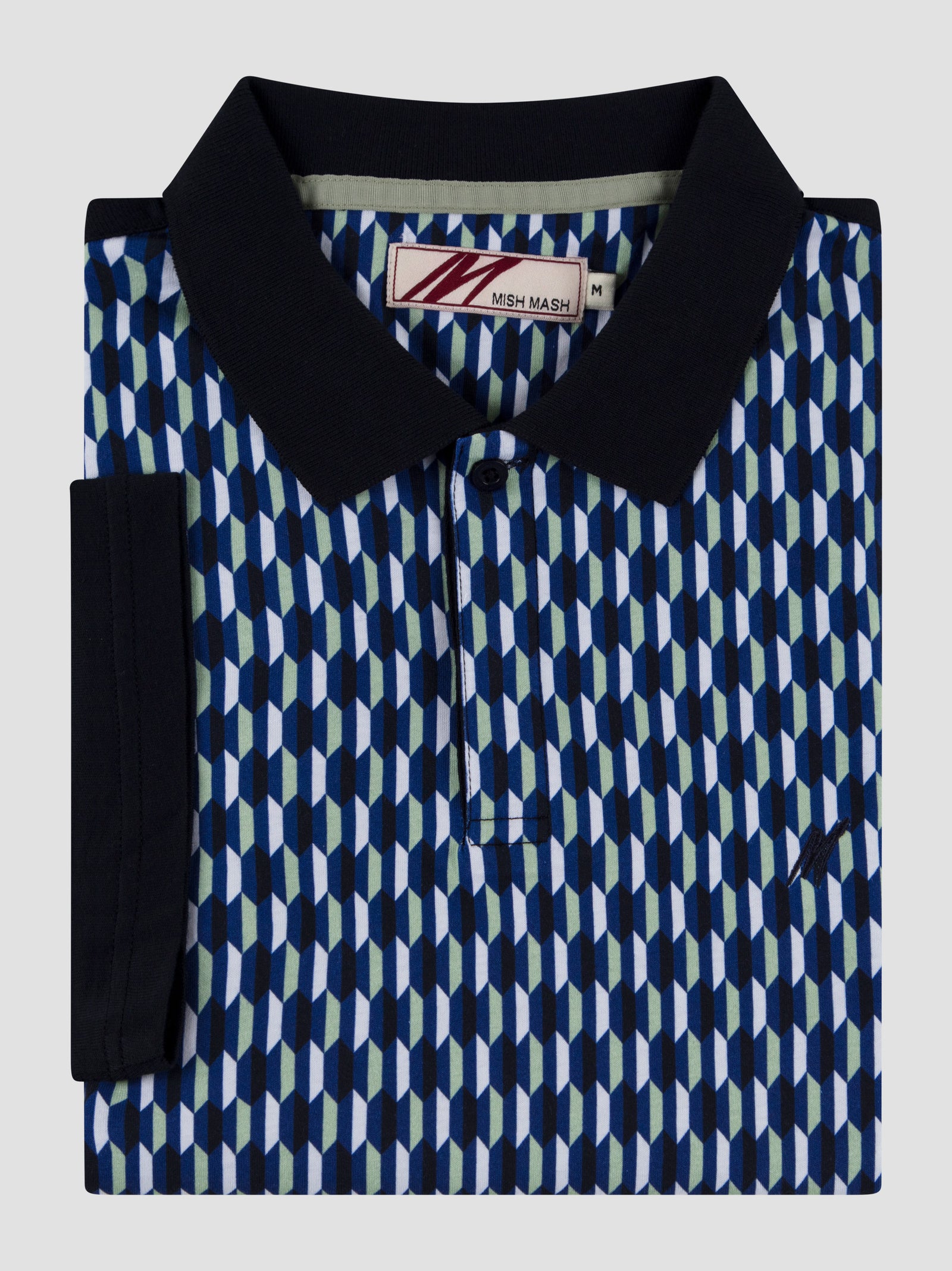baron-navy-deep-royal-printed-mens-jersey-short-sleeve-polo-shirt-mish-mash