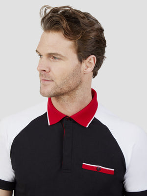 cannes-black-colour-block-raglan-mens-jersey-short-sleeve-polo-shirt-mish-mash