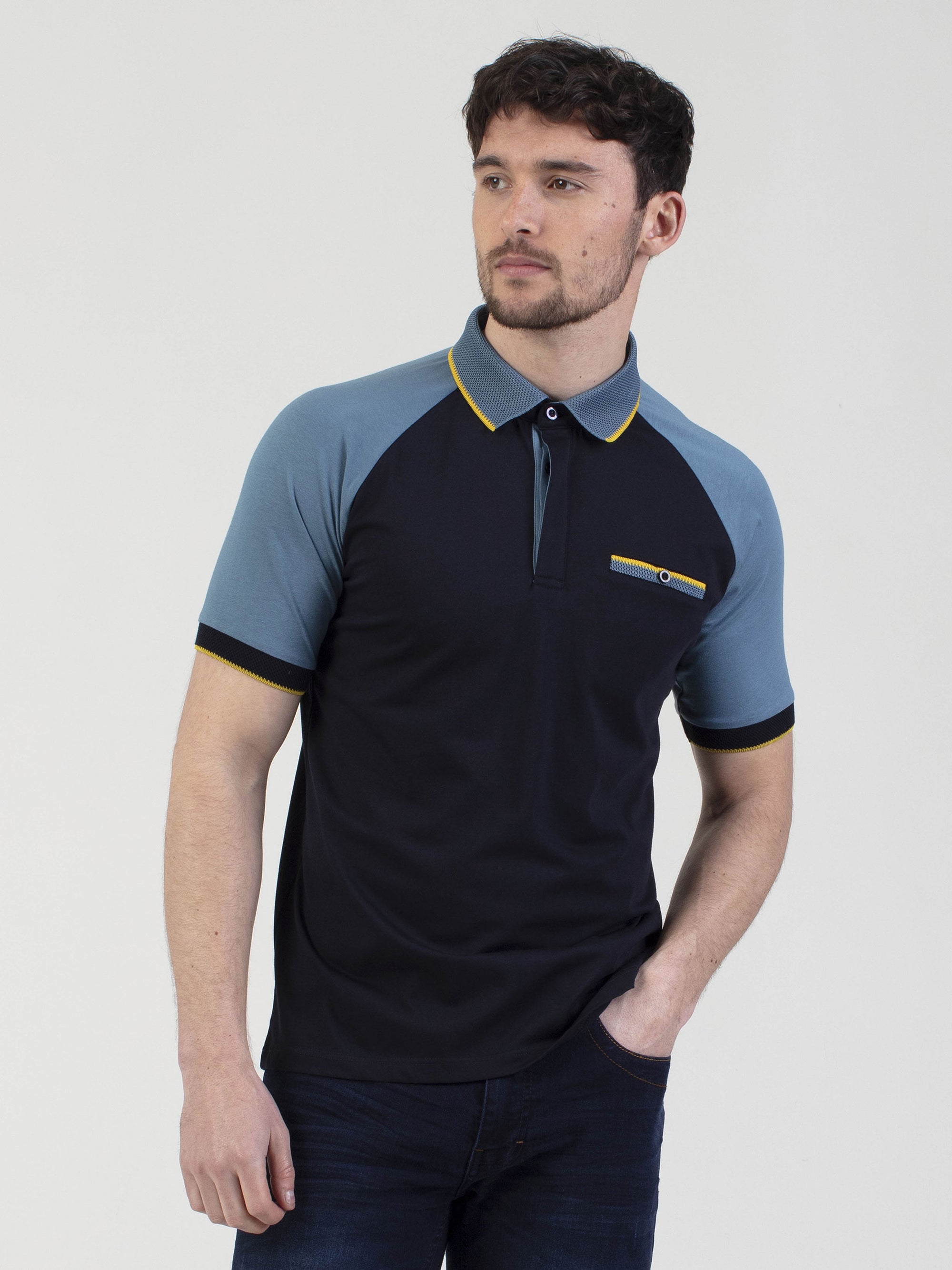 cannes-navy-blue-colour-block-jersey-mens-raglan-short-sleeve-polo-shirt-mish-mash