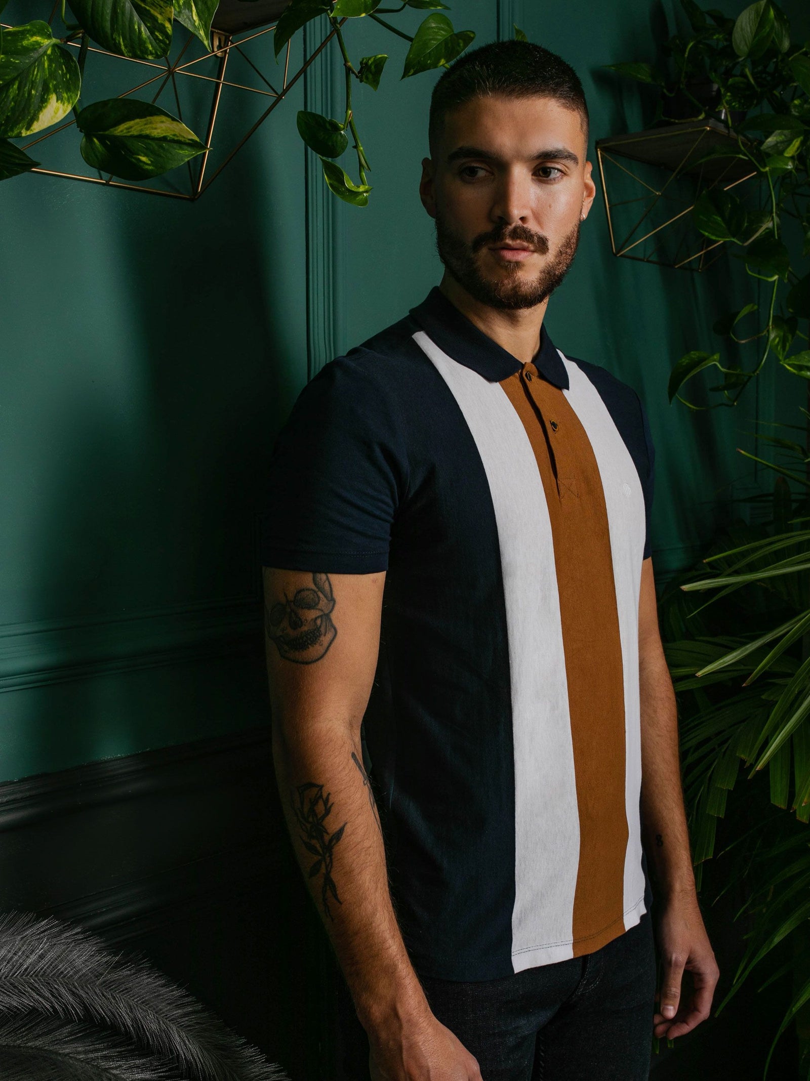 lava-navy-striped-knitted-mens-short-sleeve-polo-shirt-mish-mash