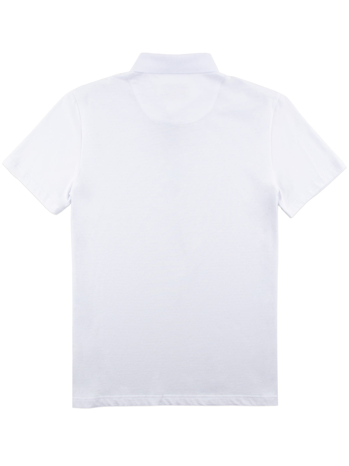 Regular Fit Noro White Printed Jersey Polo