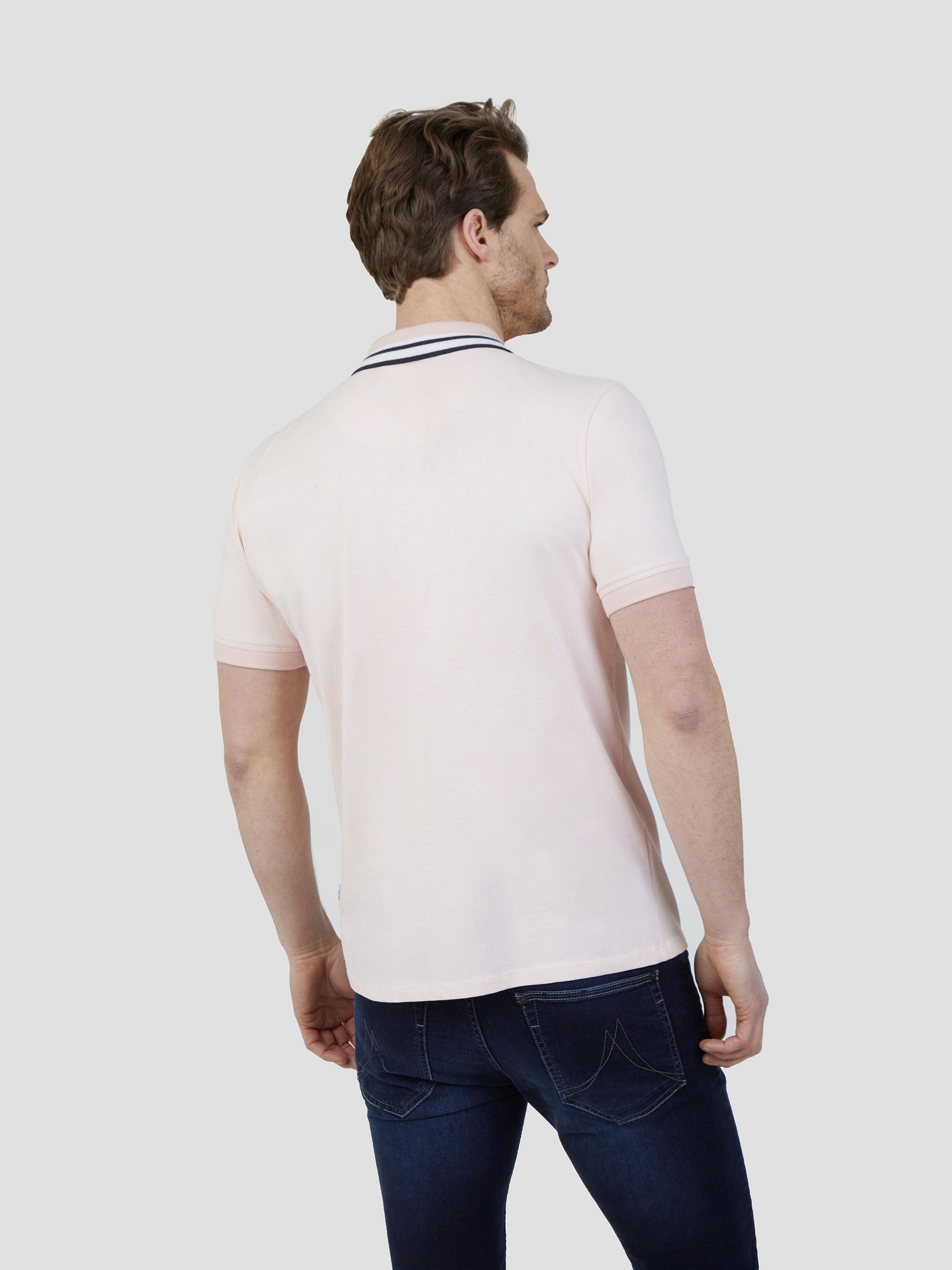 Regular Fit Sandbar Pastel Pink Pique Polo