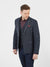 Regular fit grey and burgundy tailored single breasted check blazer Mish Mash
