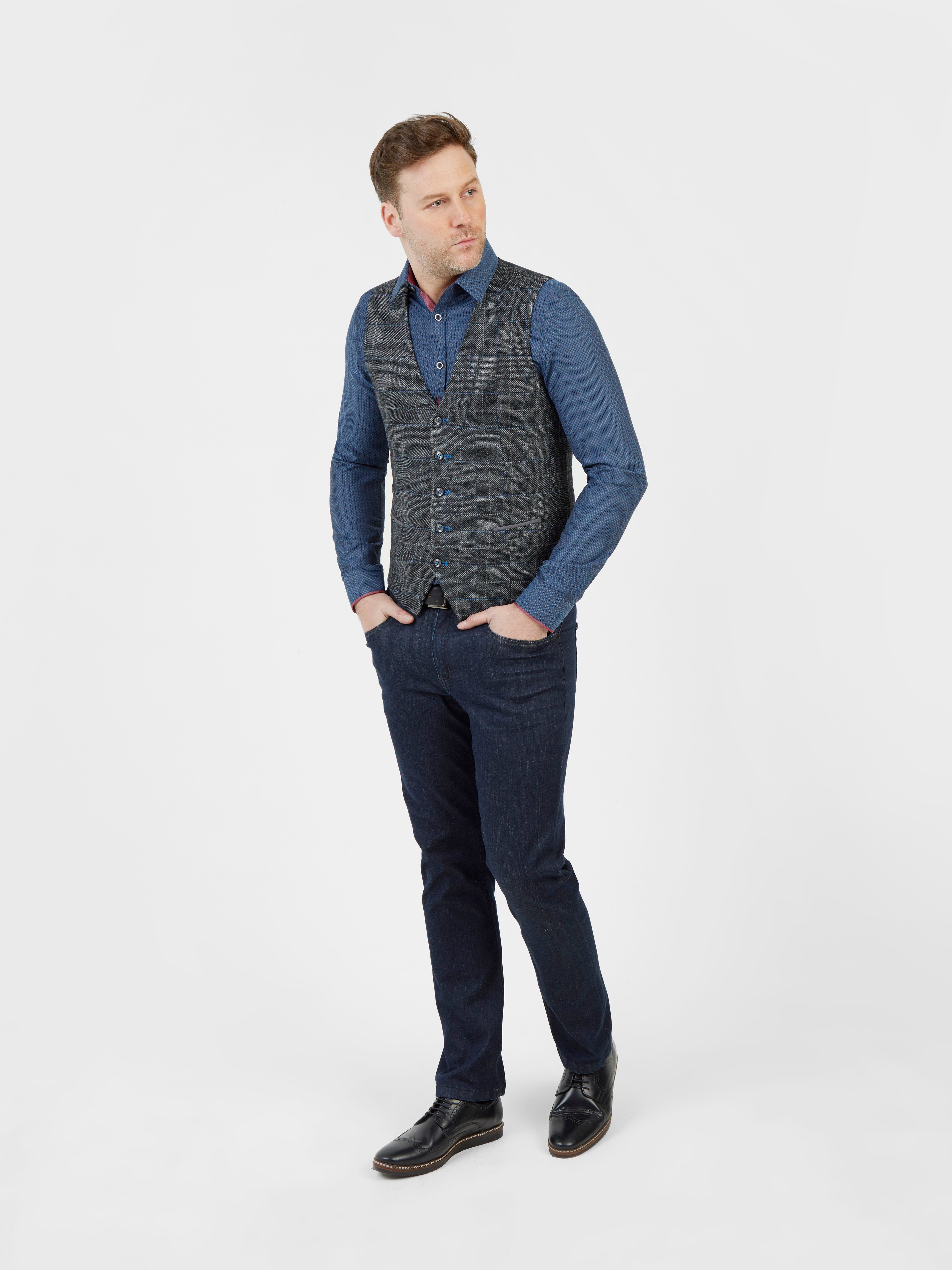 Waistcoat to on sale wear with jeans