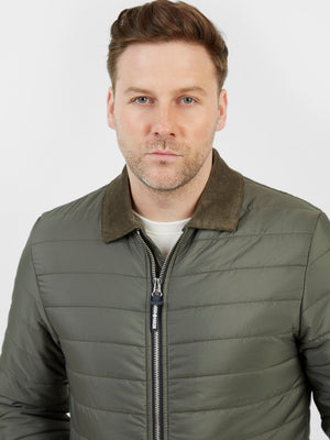 Mens olive on sale green casual jacket