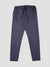 Tapered Fit Mid Stretch Casual Drawstring Indus Navy Trouser