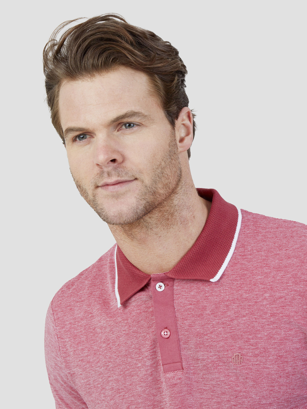 memphis-dark-pink-pique-mens-classic-short-sleeve-polo-shirt-mish-mash